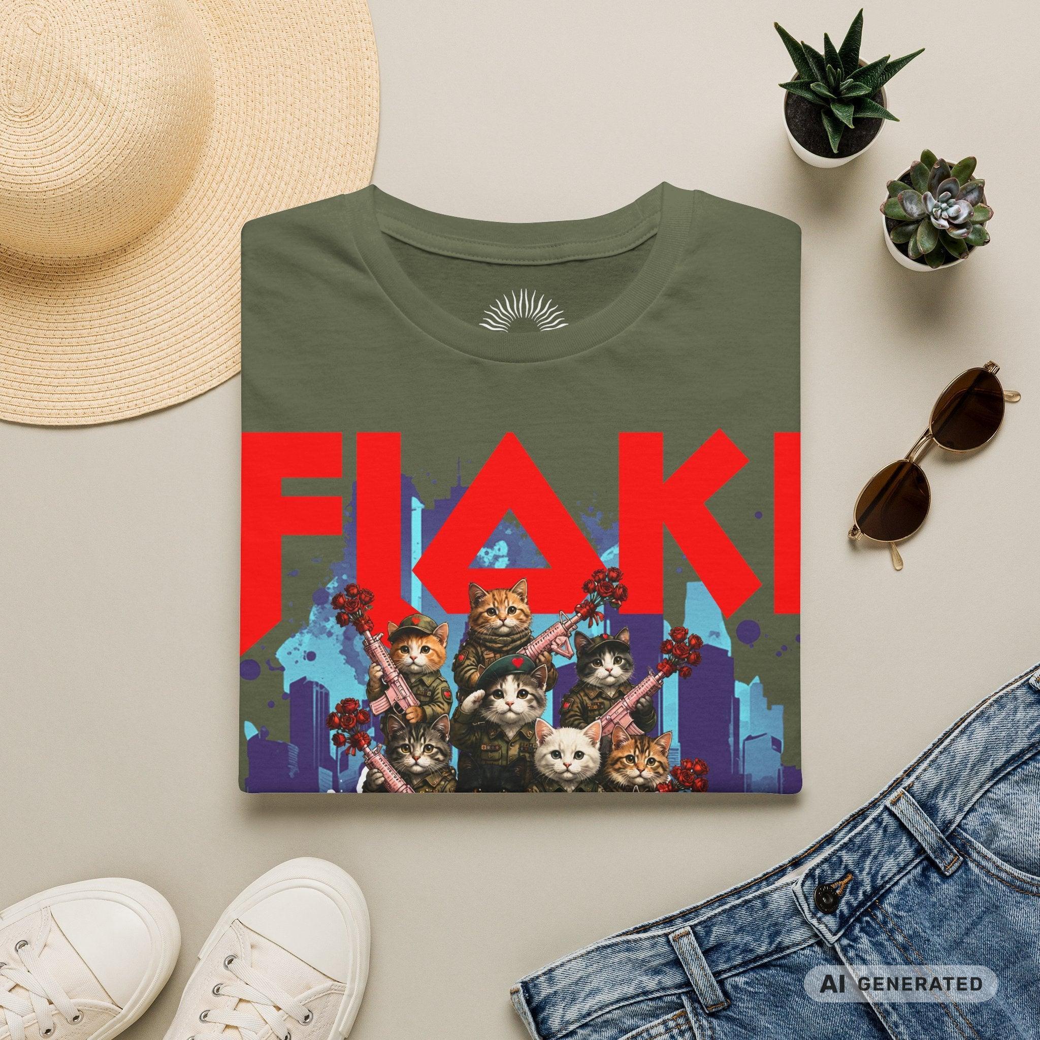 Army of Love – Personalisierbares Katzen T-Shirt | Wunschname | Geschenk für Katzenliebhaber - Sunbeamstore