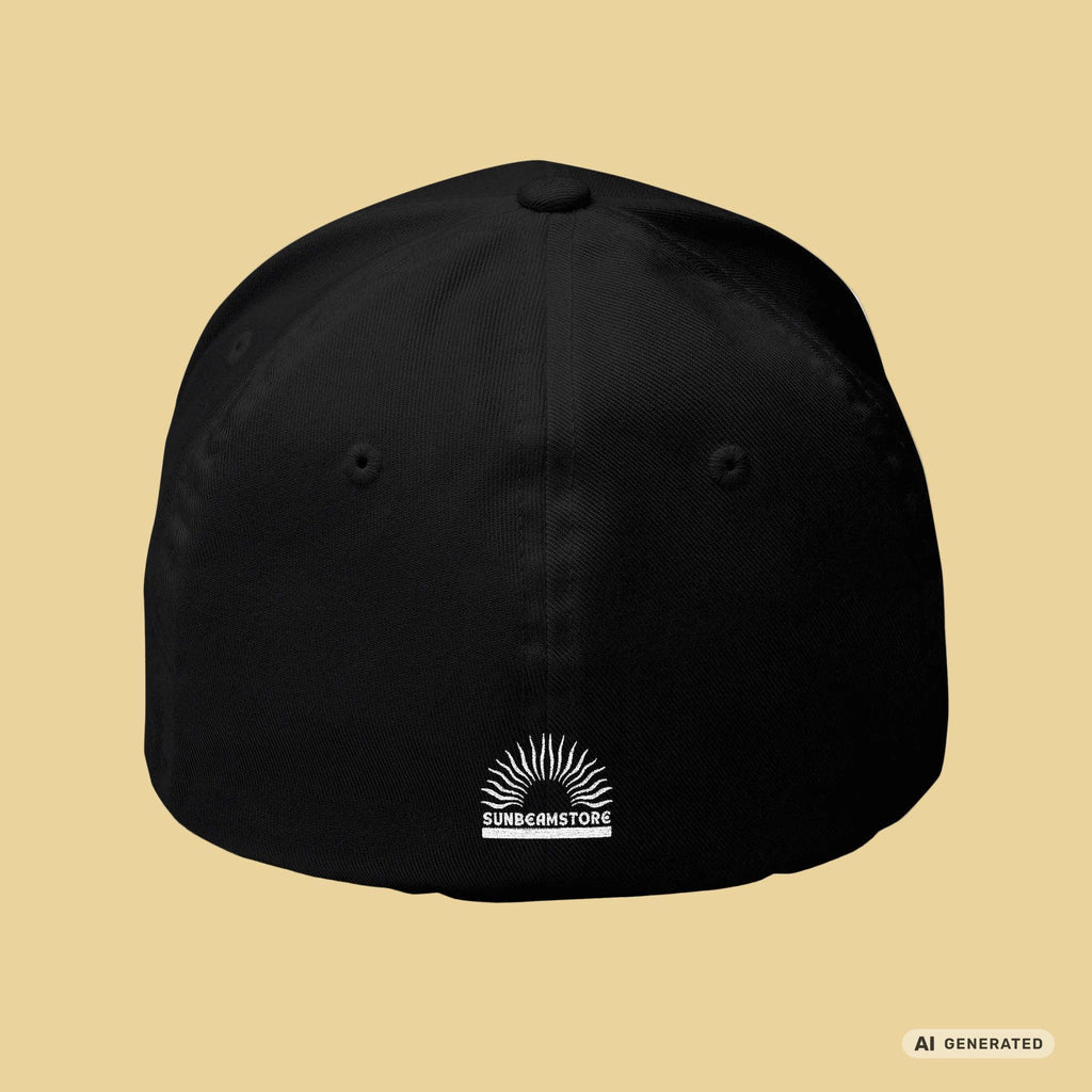 Heavy Metal Cat – Proud Owner Cap | Bestickte Flexfit Cap für Katzenfans, Metalheads & Rockfans - Sunbeamstore