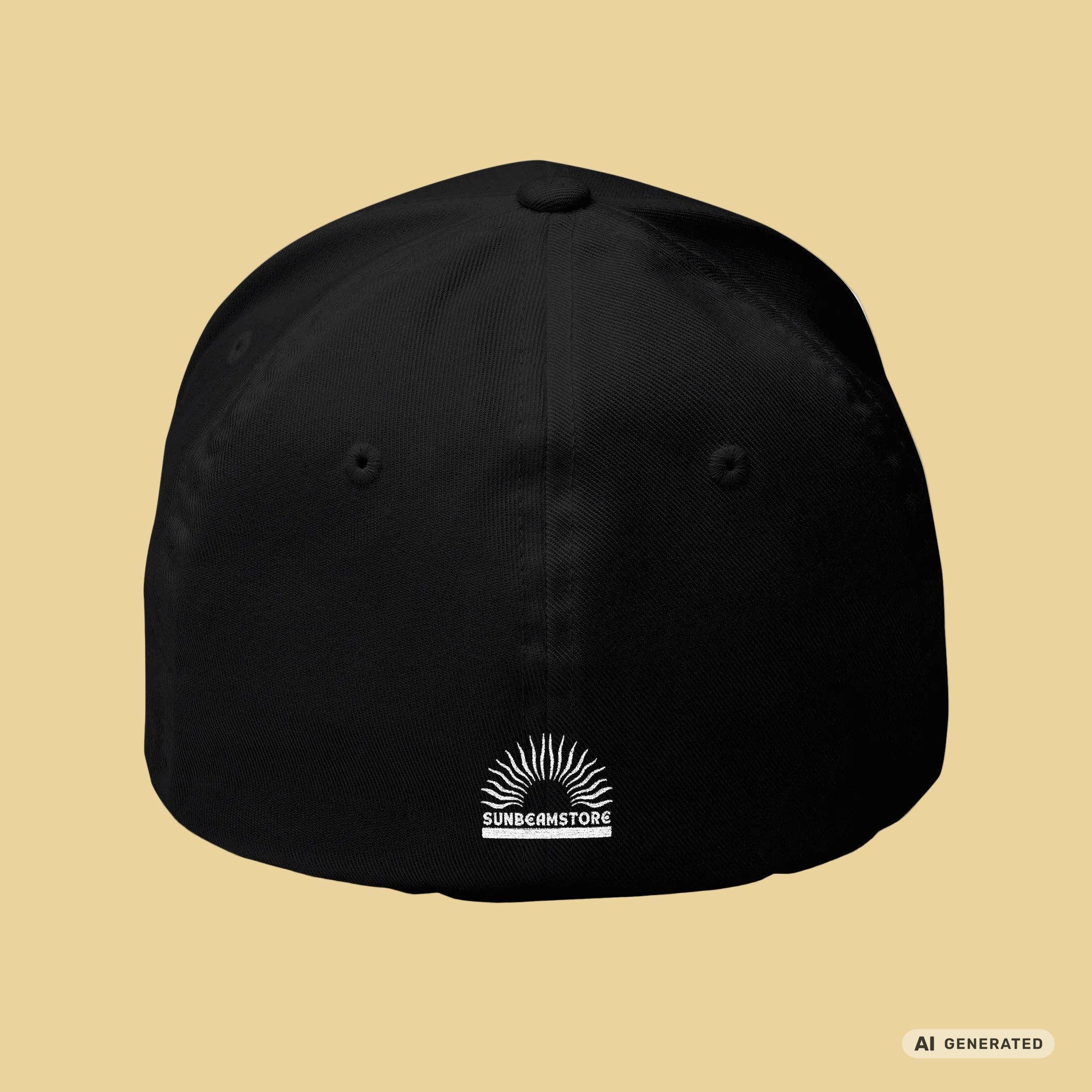 Heavy Metal Cat – Proud Owner Cap | Bestickte Flexfit Cap für Katzenfans, Metalheads & Rockfans - Sunbeamstore