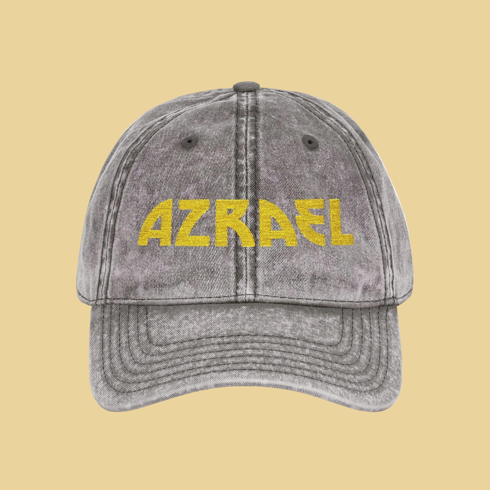 Vintage Dad Cap personalisiert – Katzenname in Gold gestickt | Sunbeamstore - Sunbeamstore