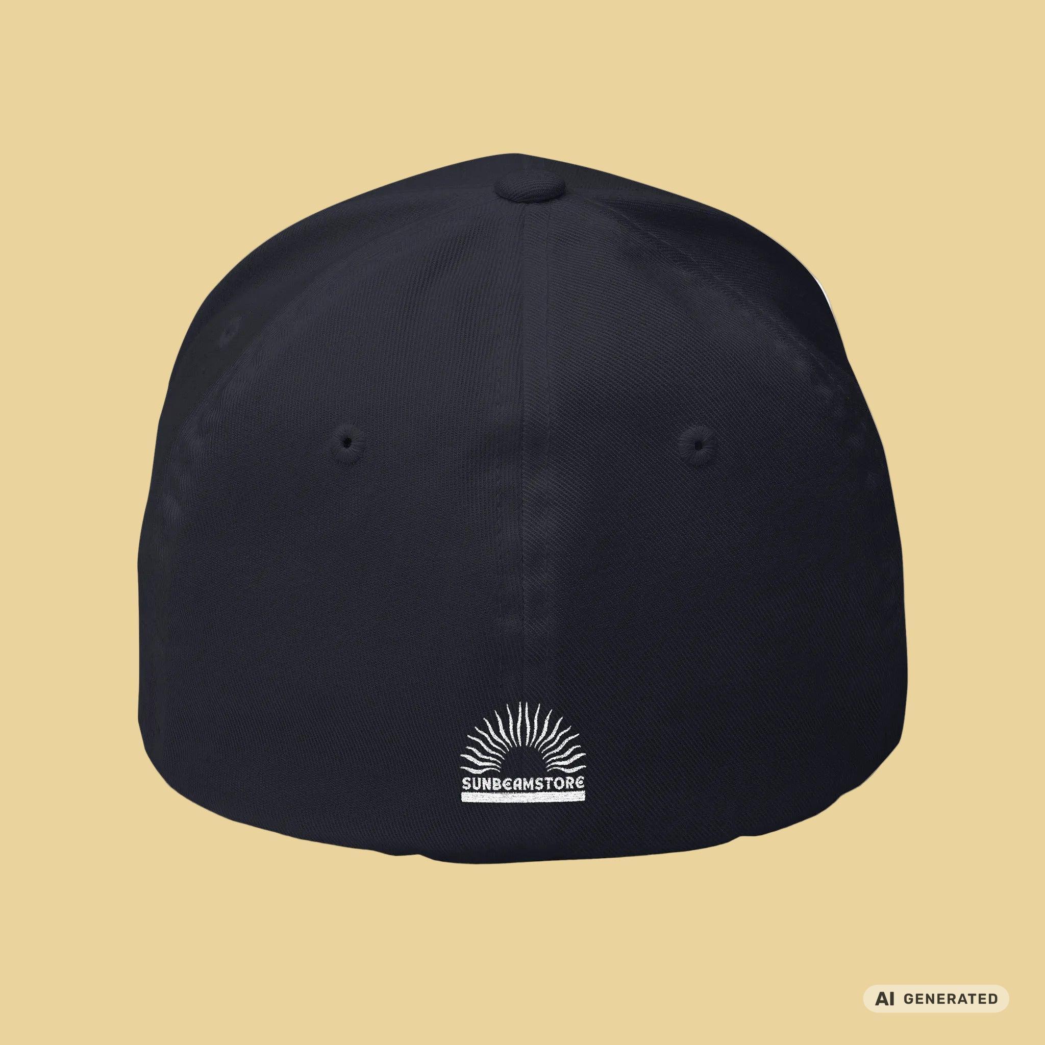 Heavy Metal Cat – Proud Owner Cap | Bestickte Flexfit Cap für Katzenfans, Metalheads & Rockfans - Sunbeamstore