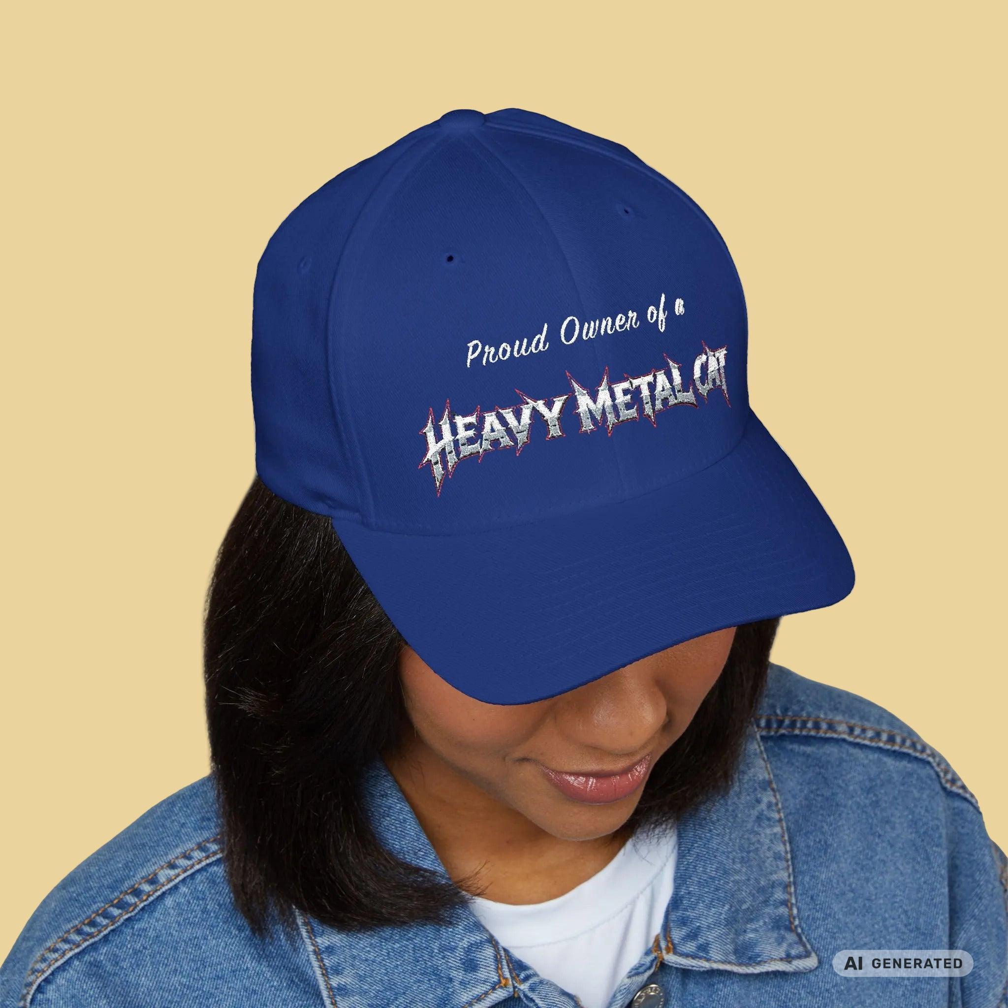 Heavy Metal Cat – Proud Owner Cap I bestickte Cap - Sunbeamstore