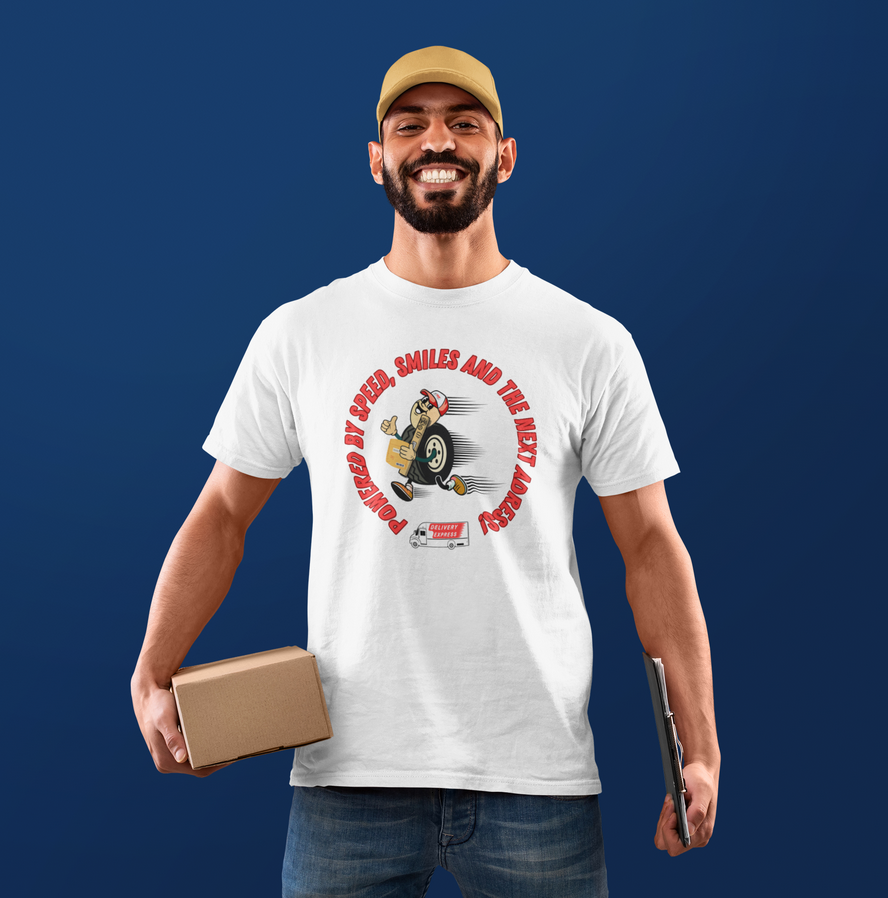 Delivery Fahrer T-Shirt – Geschenk für Paketboten | Lustiges Workwear Shirt