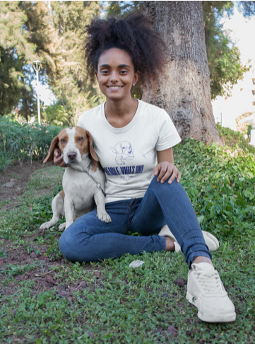 Beagle T-Shirt – „Beagle Vibes Only“ Minimalistisches Hundeshirt Premium Unisex Crewneck T-shirt | Bella + Canvas 3001