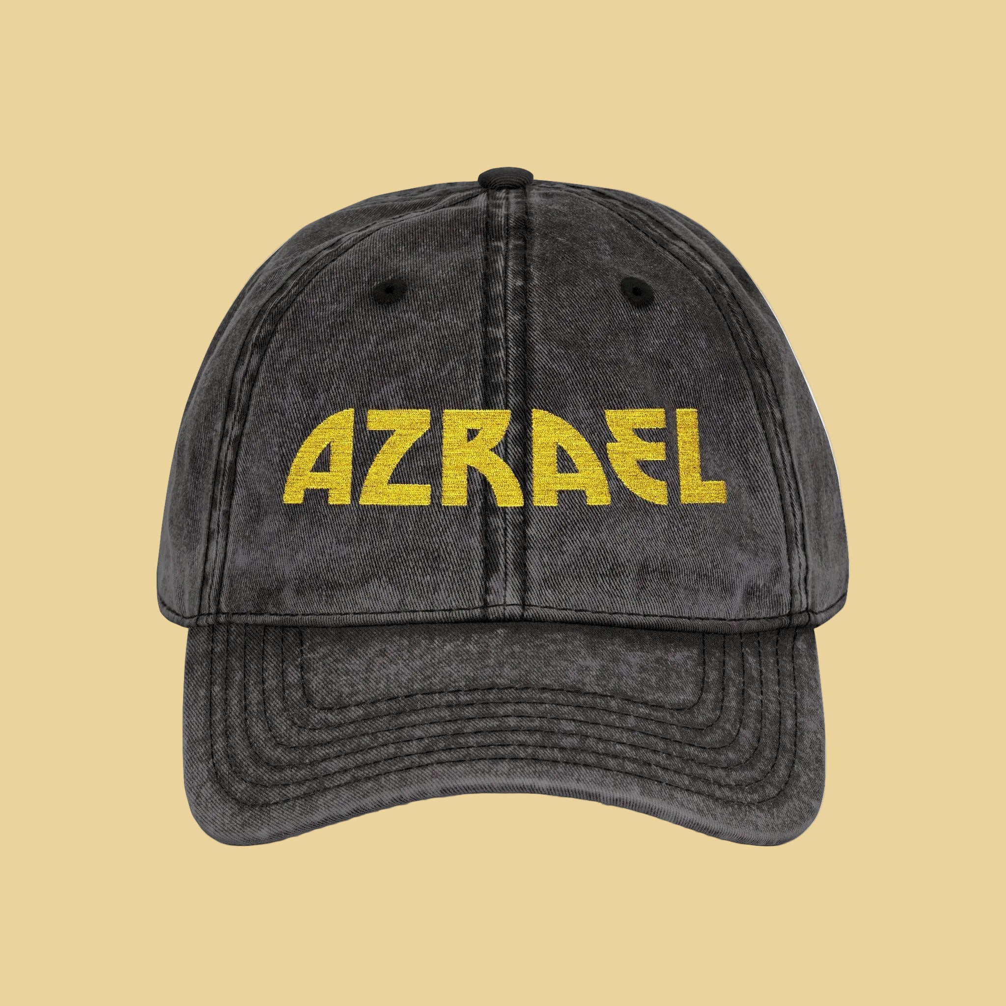 Vintage Dad Cap personalisiert – Katzenname in Gold gestickt | Sunbeamstore - Sunbeamstore