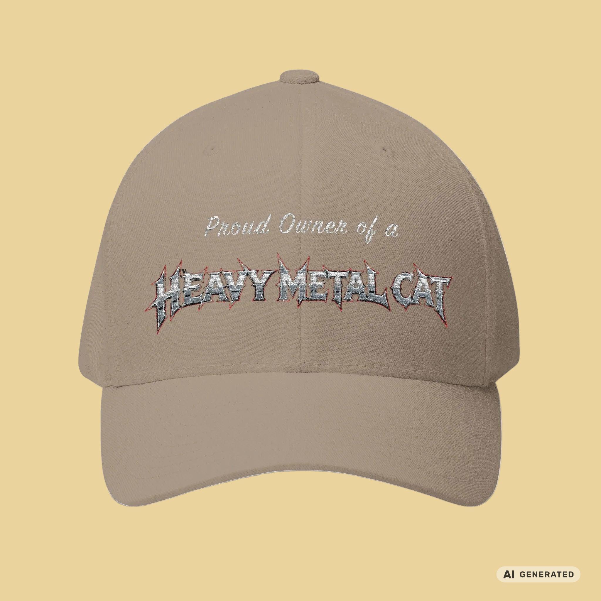 Heavy Metal Cat – Proud Owner Cap I bestickte Cap - Sunbeamstore