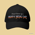 Heavy Metal Cat – Proud Owner Cap | Bestickte Flexfit Cap für Katzenfans, Metalheads & Rockfans - Sunbeamstore