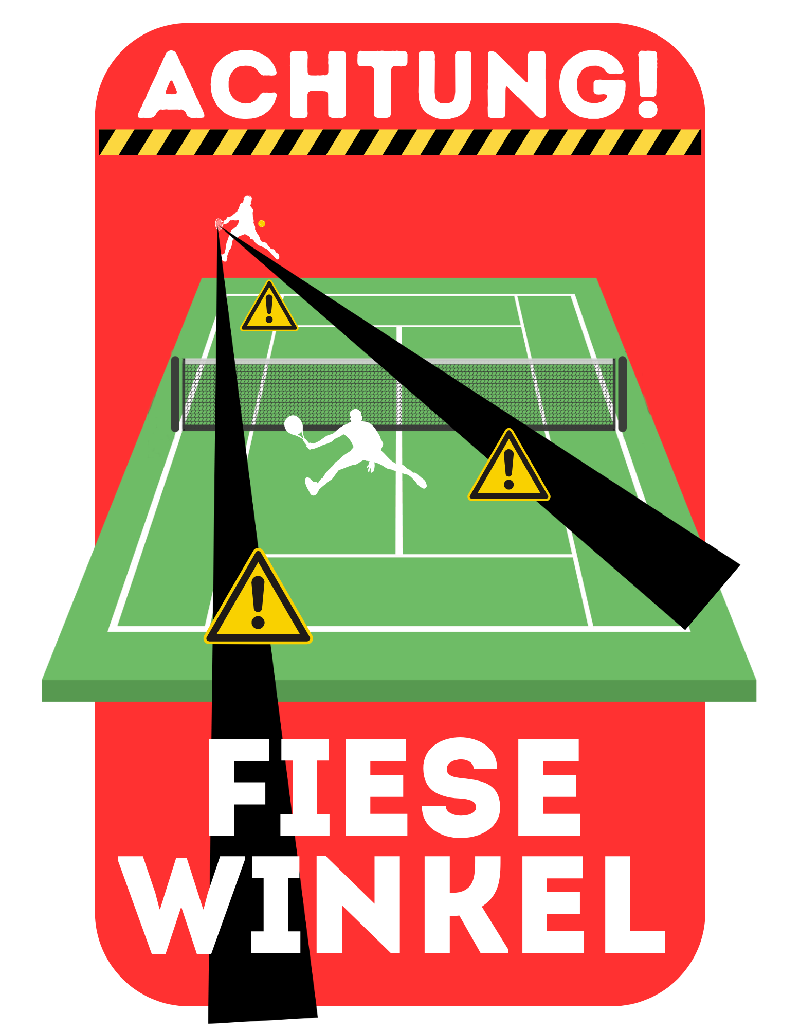 Fiese Winkel Tennis Fun Premium Unisex Crewneck T-shirt | Bella + Canvas 3001