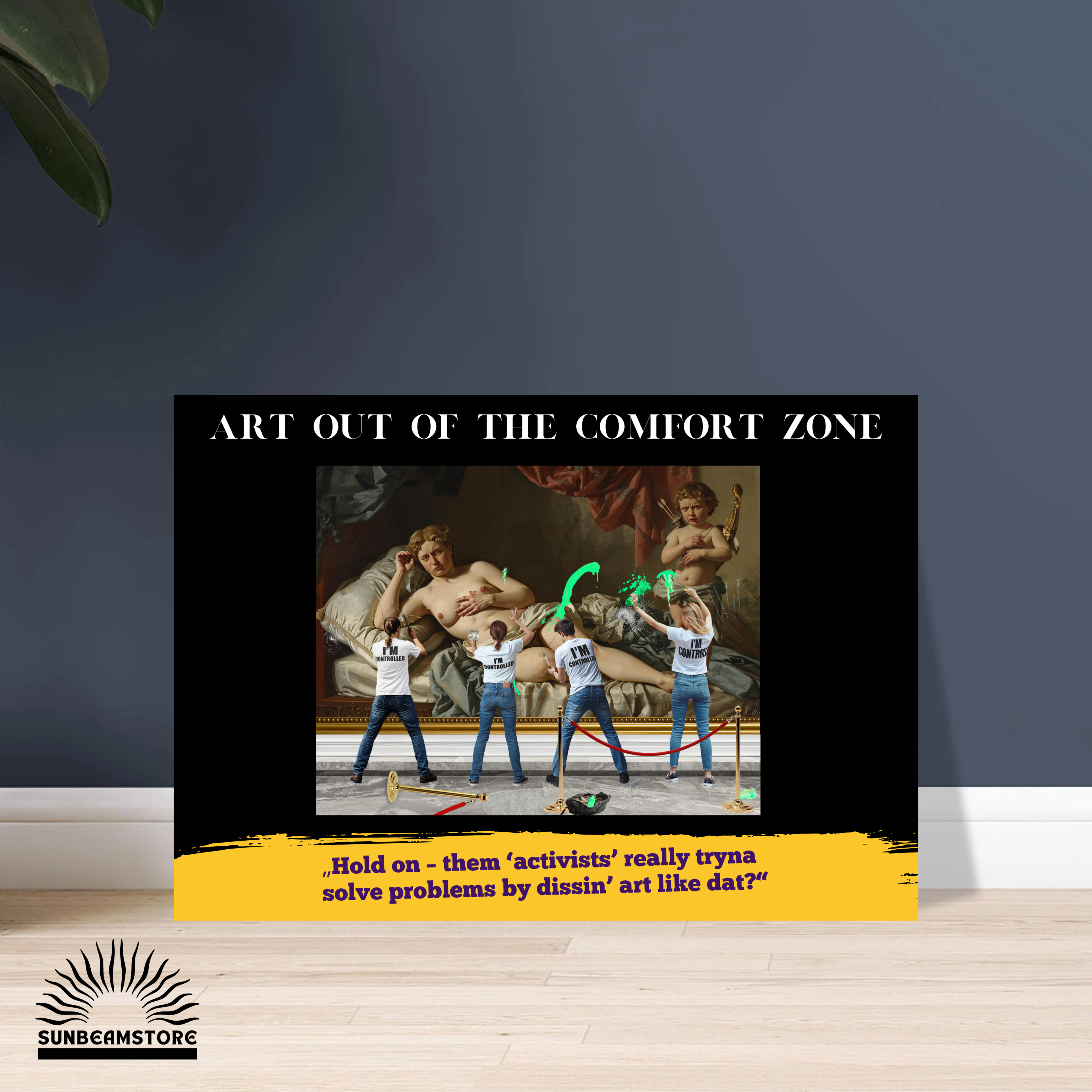 Concept Art Poster – klassische Kunst neu interpretiert | modernes Wandbild mit Message
