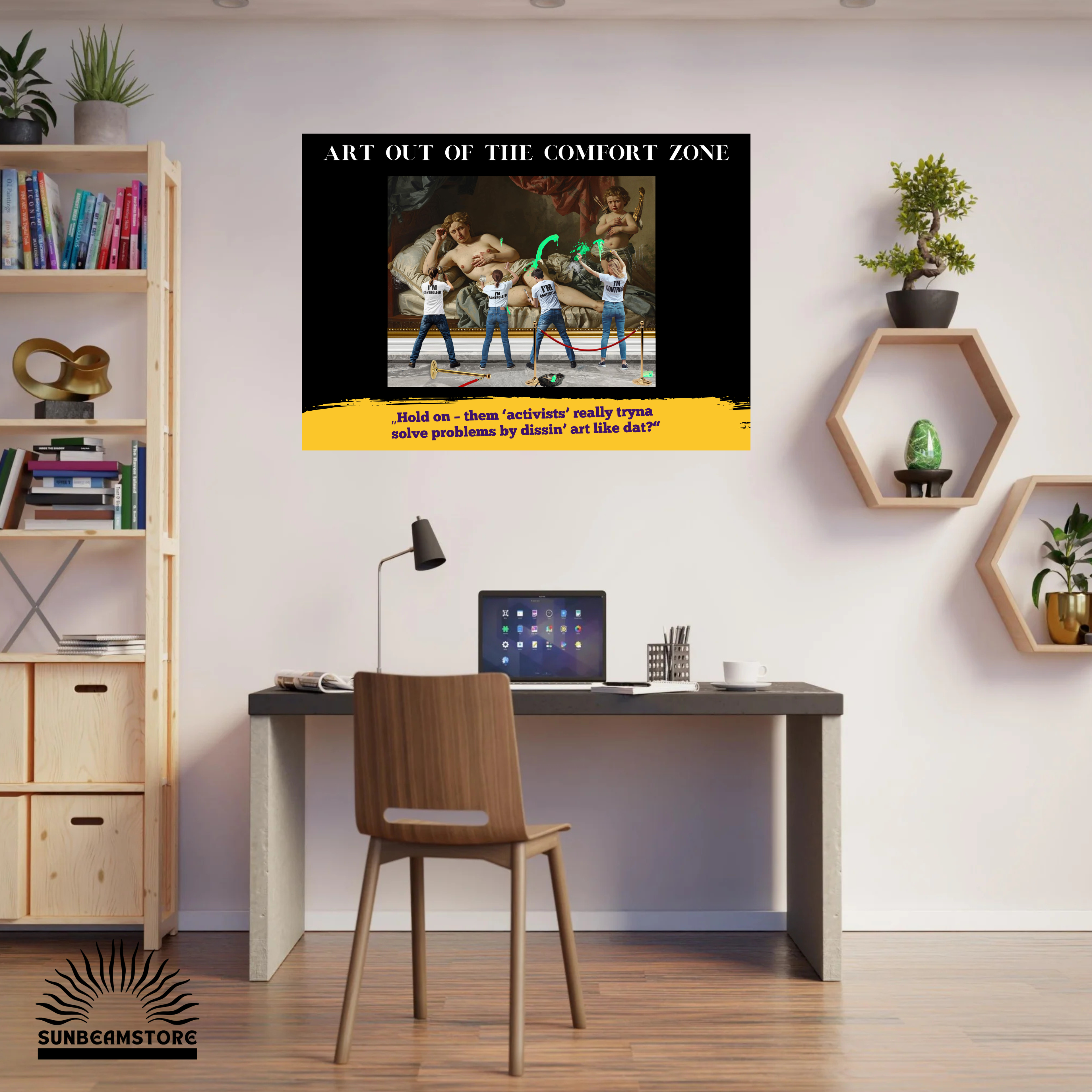 Concept Art Poster – klassische Kunst neu interpretiert | modernes Wandbild mit Message