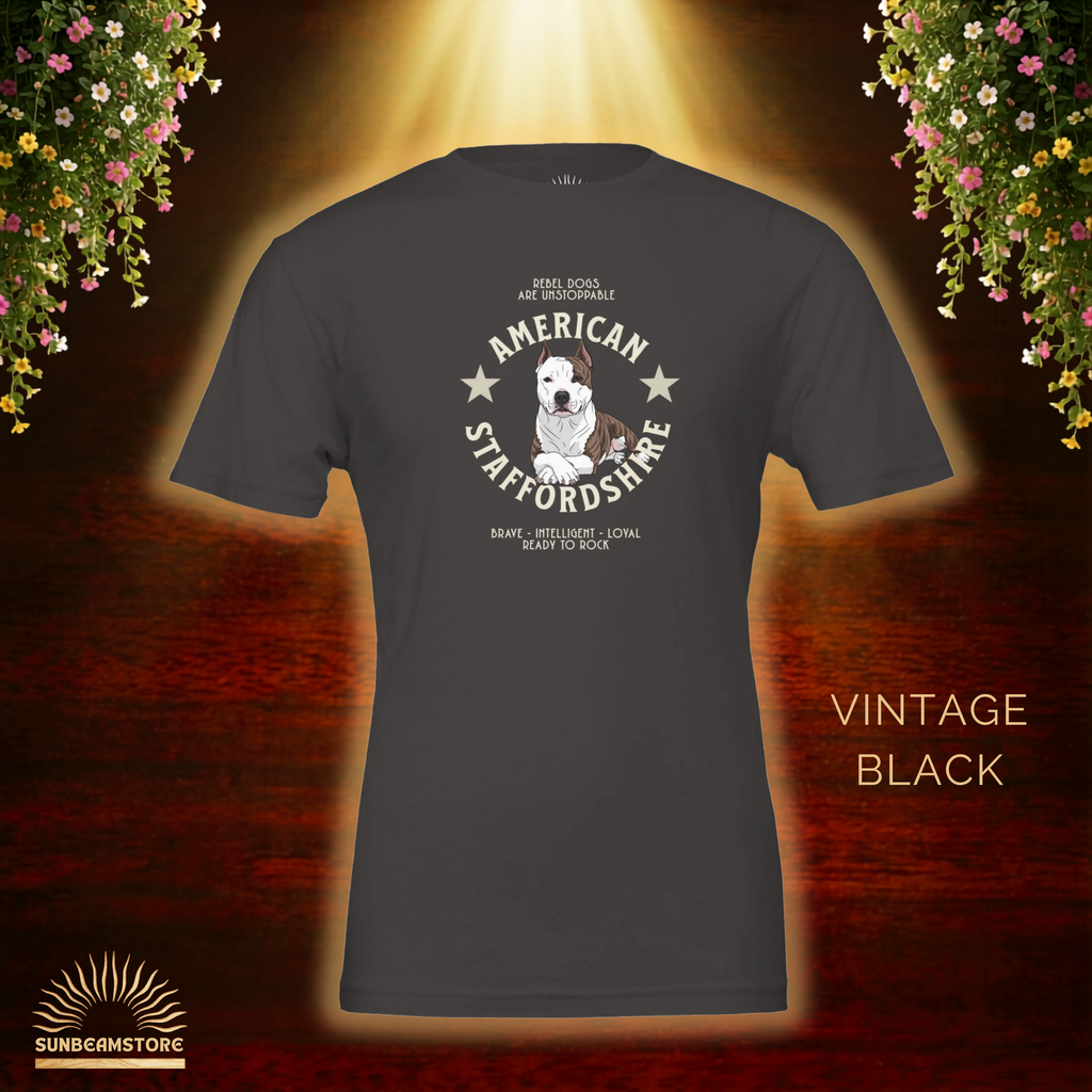 American Staffordshire Terrier T-Shirt – AmStaff Shirt für Hundeliebhaber | Strong Dog Lover Tee Unisex