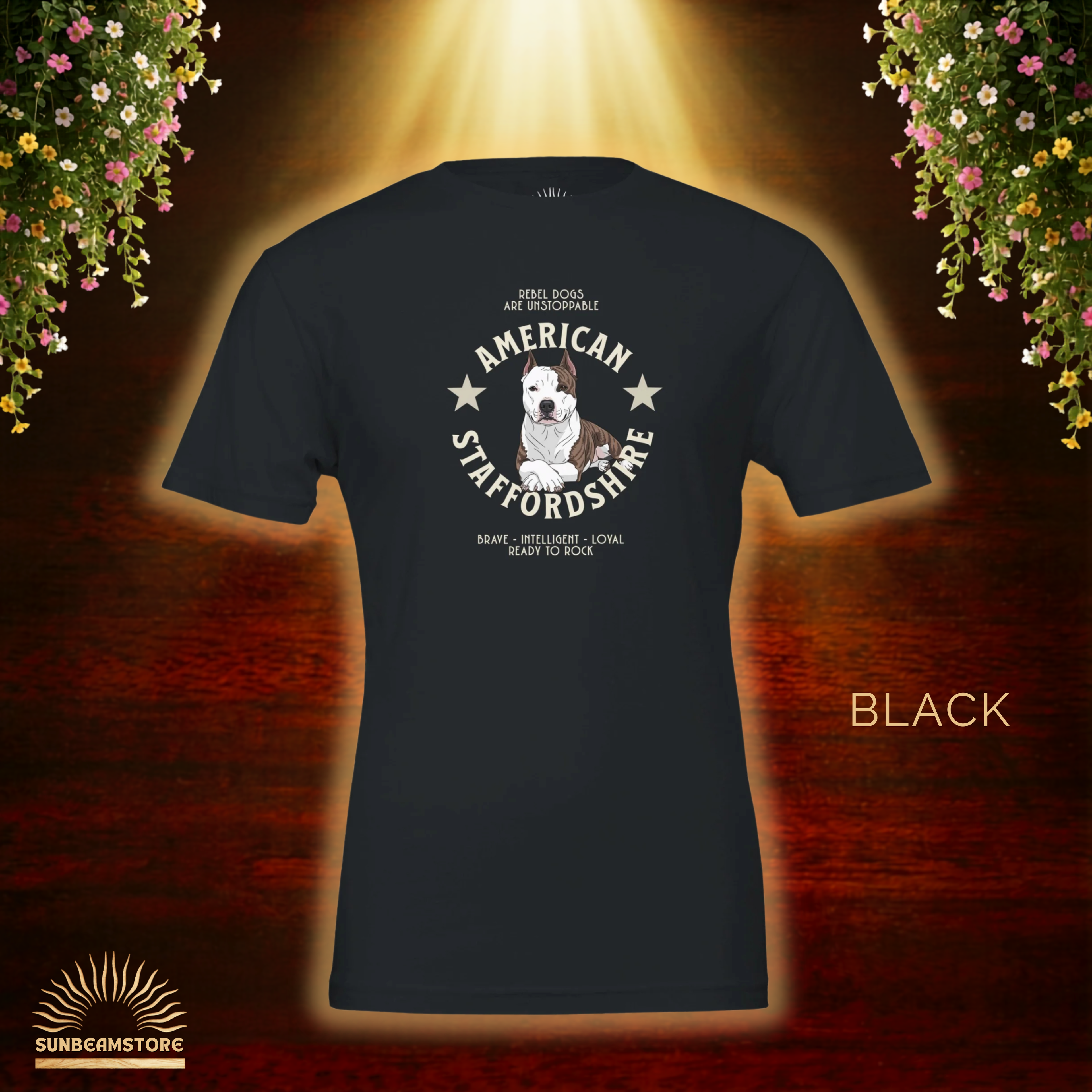 American Staffordshire Terrier T-Shirt – AmStaff Shirt für Hundeliebhaber | Strong Dog Lover Tee Unisex