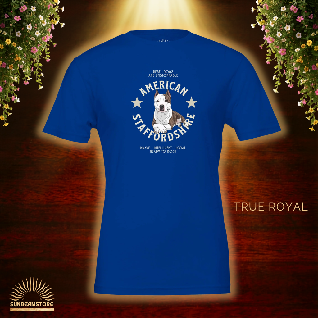 American Staffordshire Terrier T-Shirt – AmStaff Shirt für Hundeliebhaber | Strong Dog Lover Tee Unisex