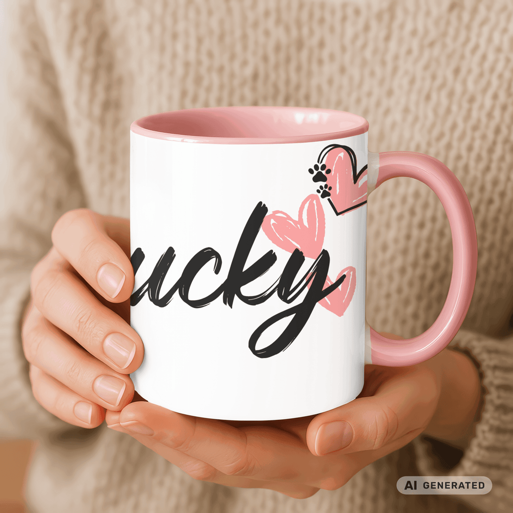 Personalisierte Australian Shepherd Tasse 11oz – Aquarell Hundemotiv mit Namen | Geschenk für Australian Shepherd Besitzer | Keramiktasse mit Farbwahl - Sunbeamstore