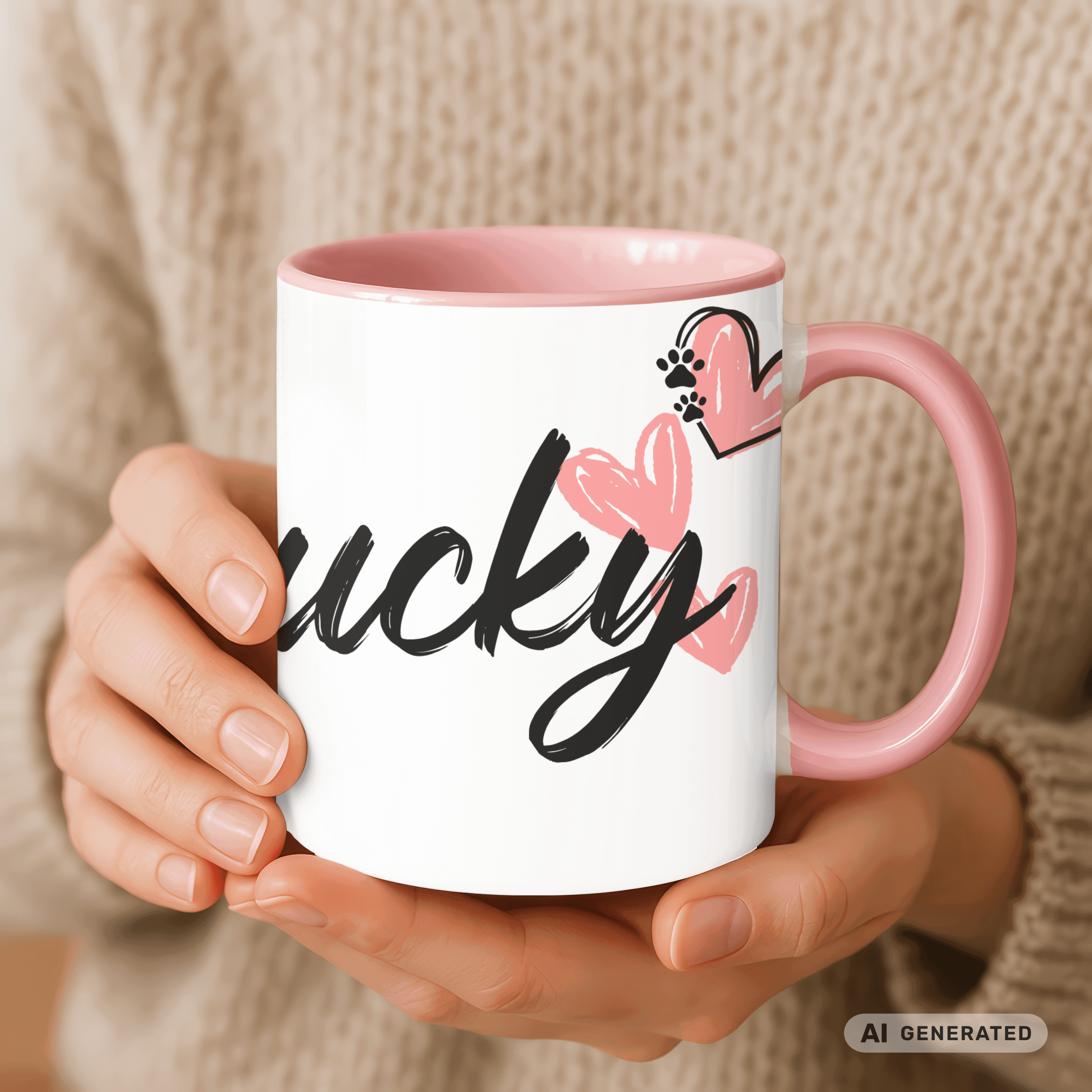 Personalisierte Australian Shepherd Tasse 11oz – Aquarell Hundemotiv mit Namen | Geschenk für Australian Shepherd Besitzer | Keramiktasse mit Farbwahl - Sunbeamstore