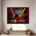 Blue Whale Tango  – Elegance in Motion  Canvas 60x80 cm / 24x32″