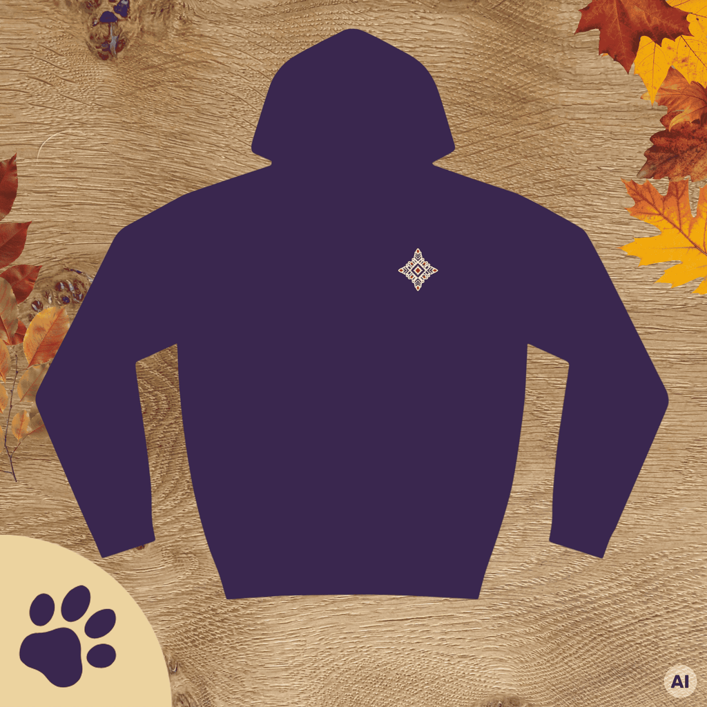 Boho Hunde Hoodie – Unisex Kapuzenpullover mit Nazca-Hundemotiv | Für Hundeliebhaber - Sunbeamstore