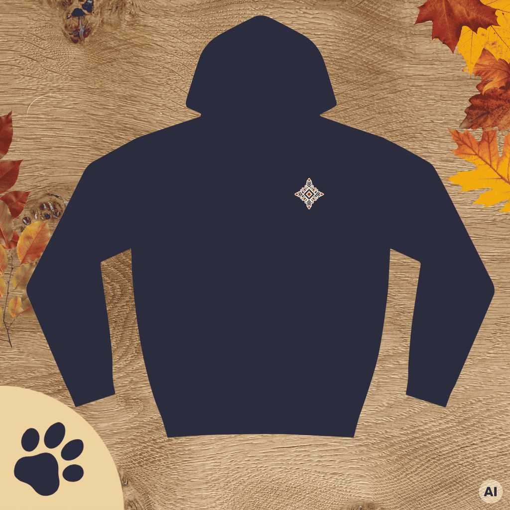 Boho Hunde Hoodie – Unisex Kapuzenpullover mit Nazca-Hundemotiv | Für Hundeliebhaber - Sunbeamstore