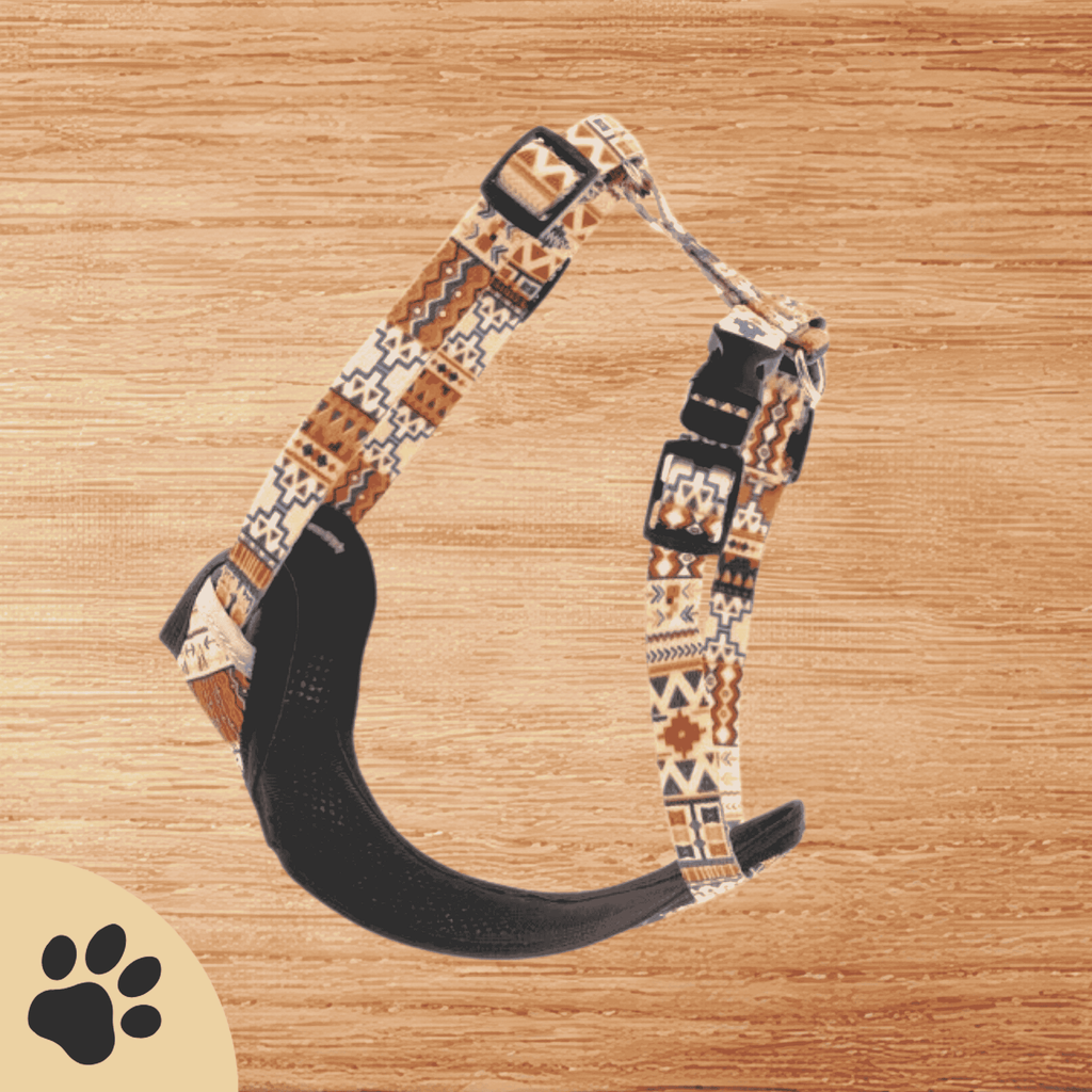 Druckentlastendes Hundegeschirr „BOHO“ – Komfortabel & reflektierend - Sunbeamstore