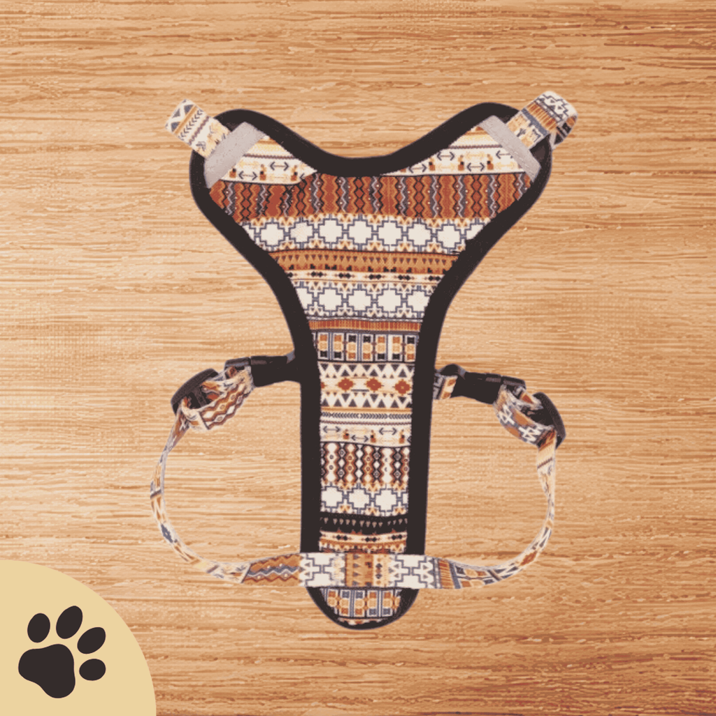 Druckentlastendes Hundegeschirr „BOHO“ – Komfortabel & reflektierend - Sunbeamstore