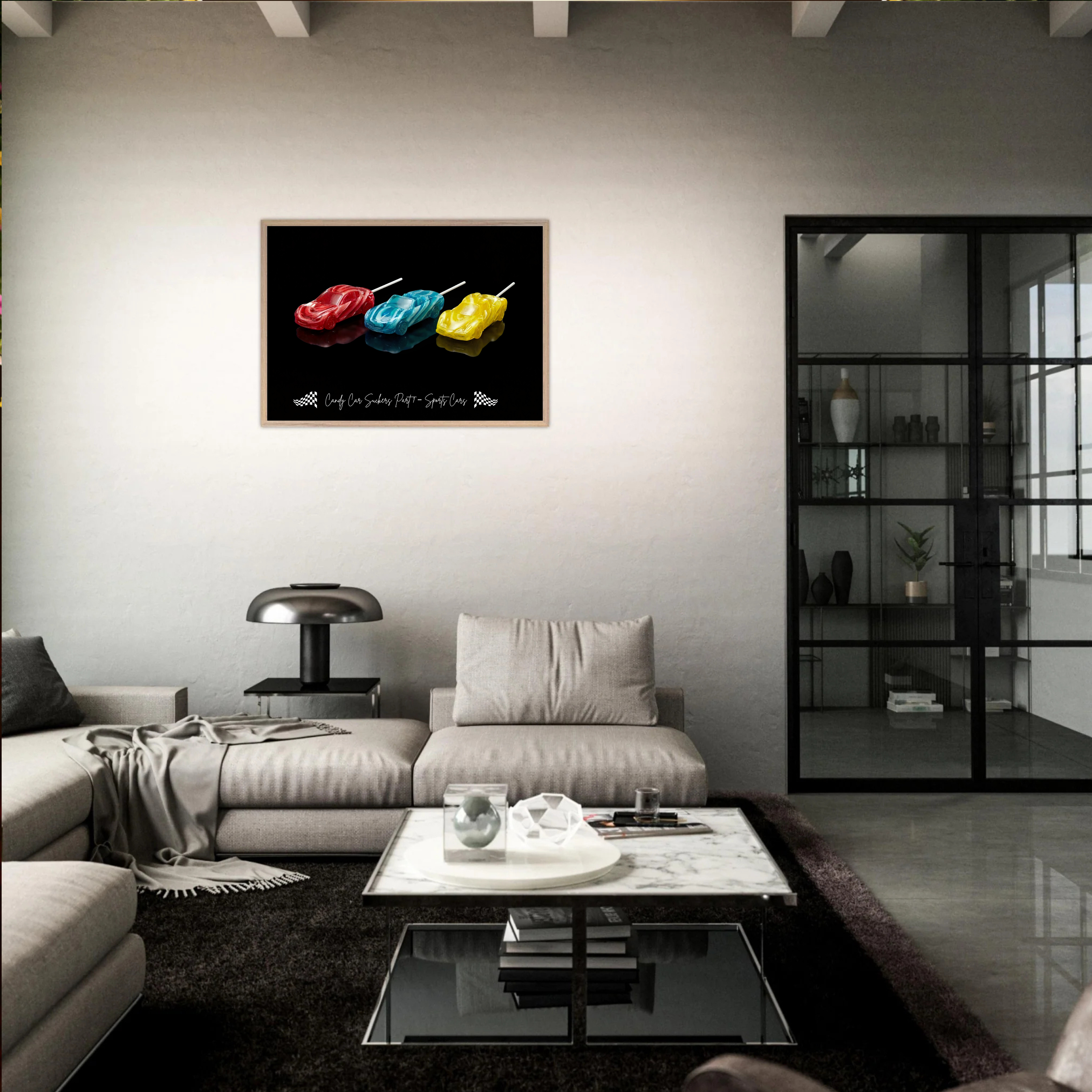 Candy Car Suckers (Part 1)    Premium Wooden Framed Poster With Premium Semi-Glossy Paper