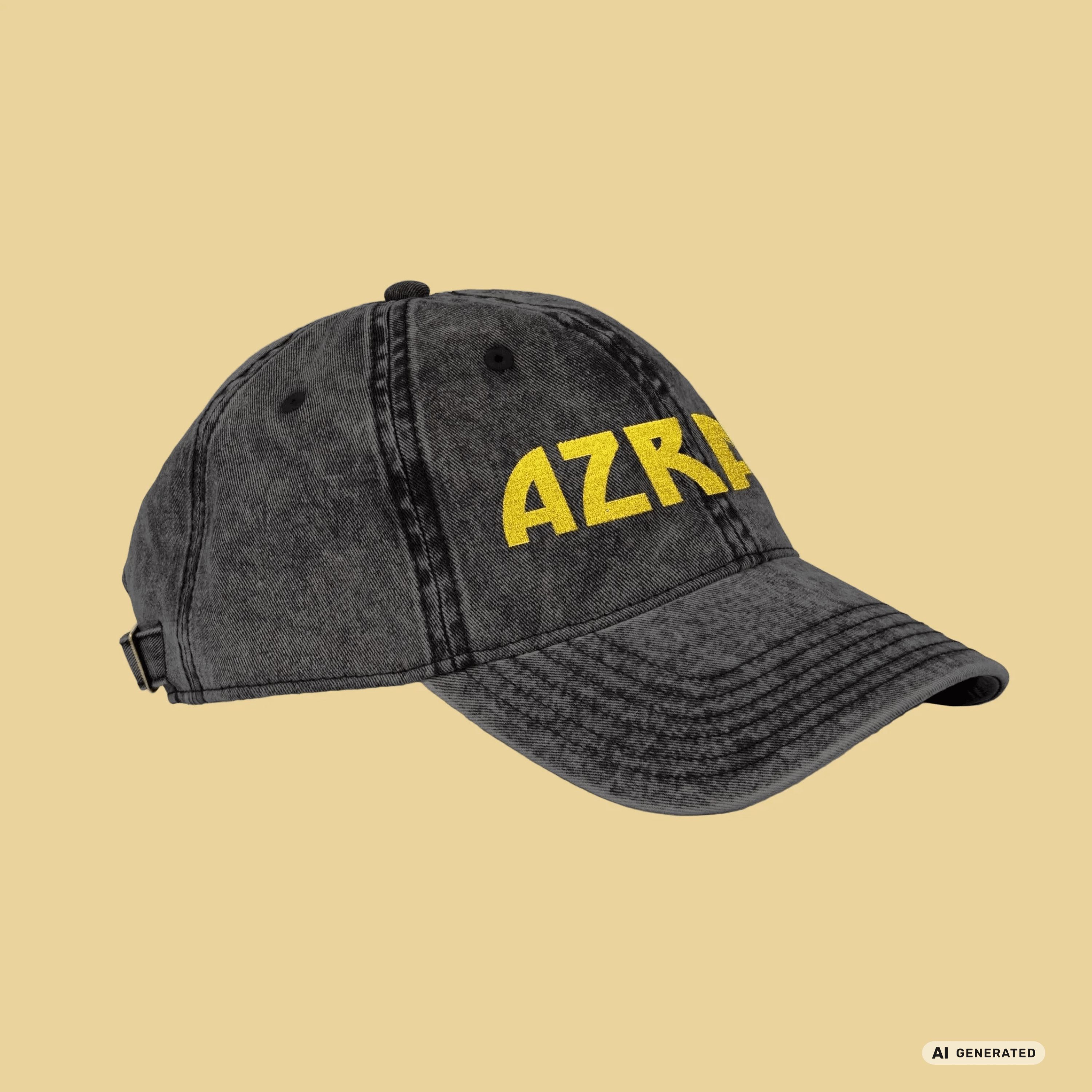 Vintage Dad Cap personalisiert – Katzenname in Gold gestickt | Sunbeamstore - Sunbeamstore