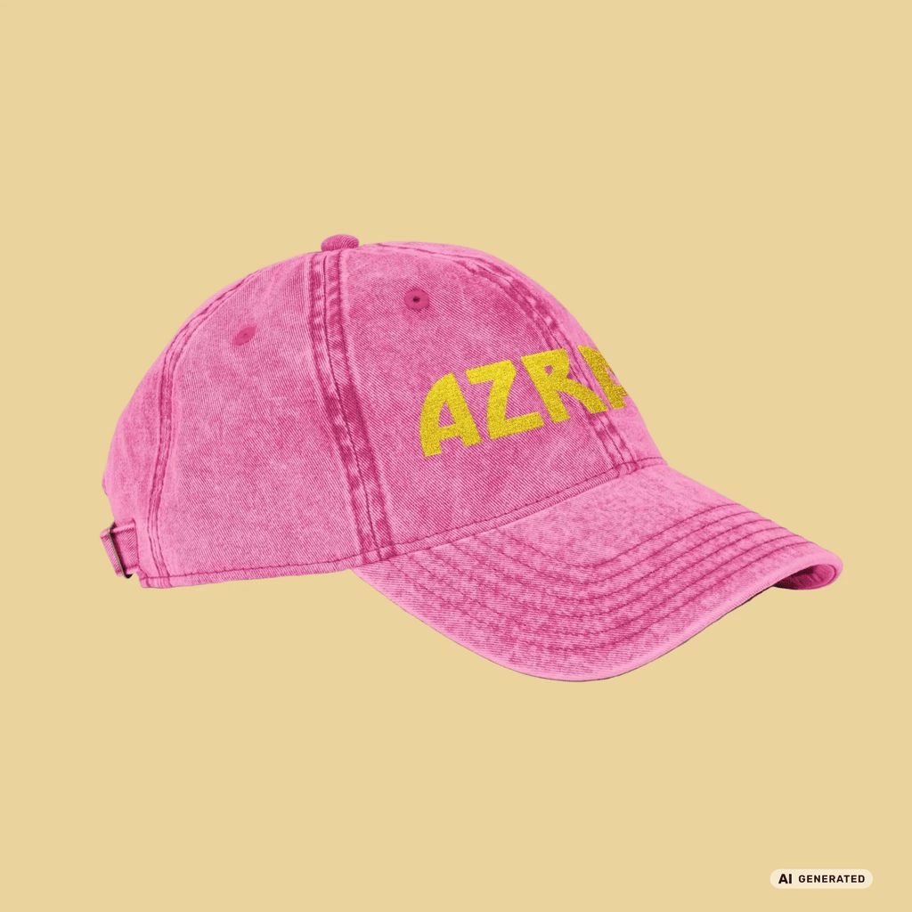 Vintage Dad Cap personalisiert – Katzenname in Gold gestickt | Sunbeamstore - Sunbeamstore