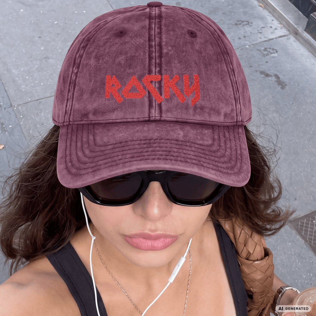 Personalisierte Vintage Cap mit Katzenname – Bestickte Dad Cap | Sunbeamstore - Sunbeamstore