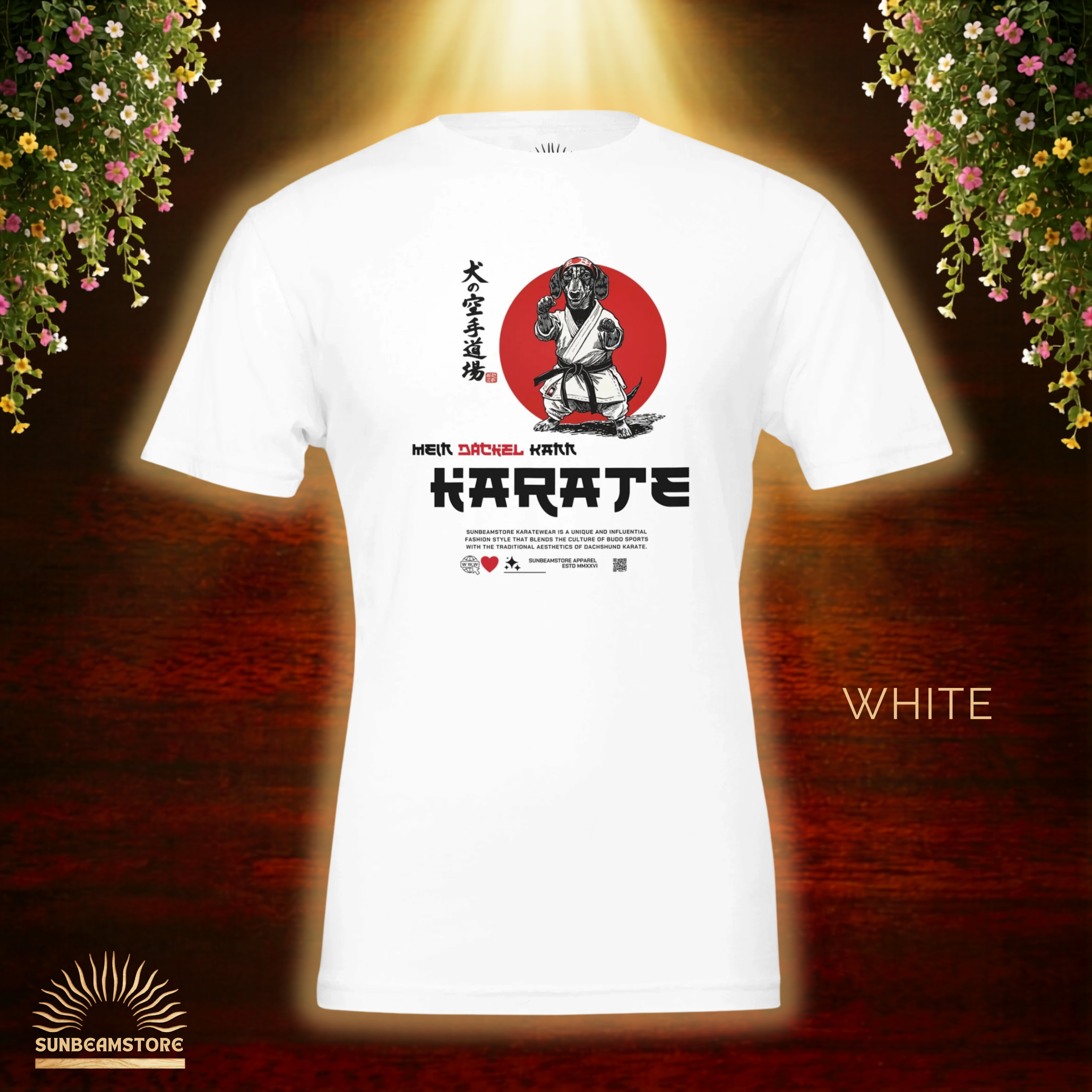 Dackel Karate T-Shirt – Lustiges Hundeshirt für Dackel Fans | Funny Dachshund Shirt  Premium Unisex Crewneck T-shirt | Bella + Canvas 3001