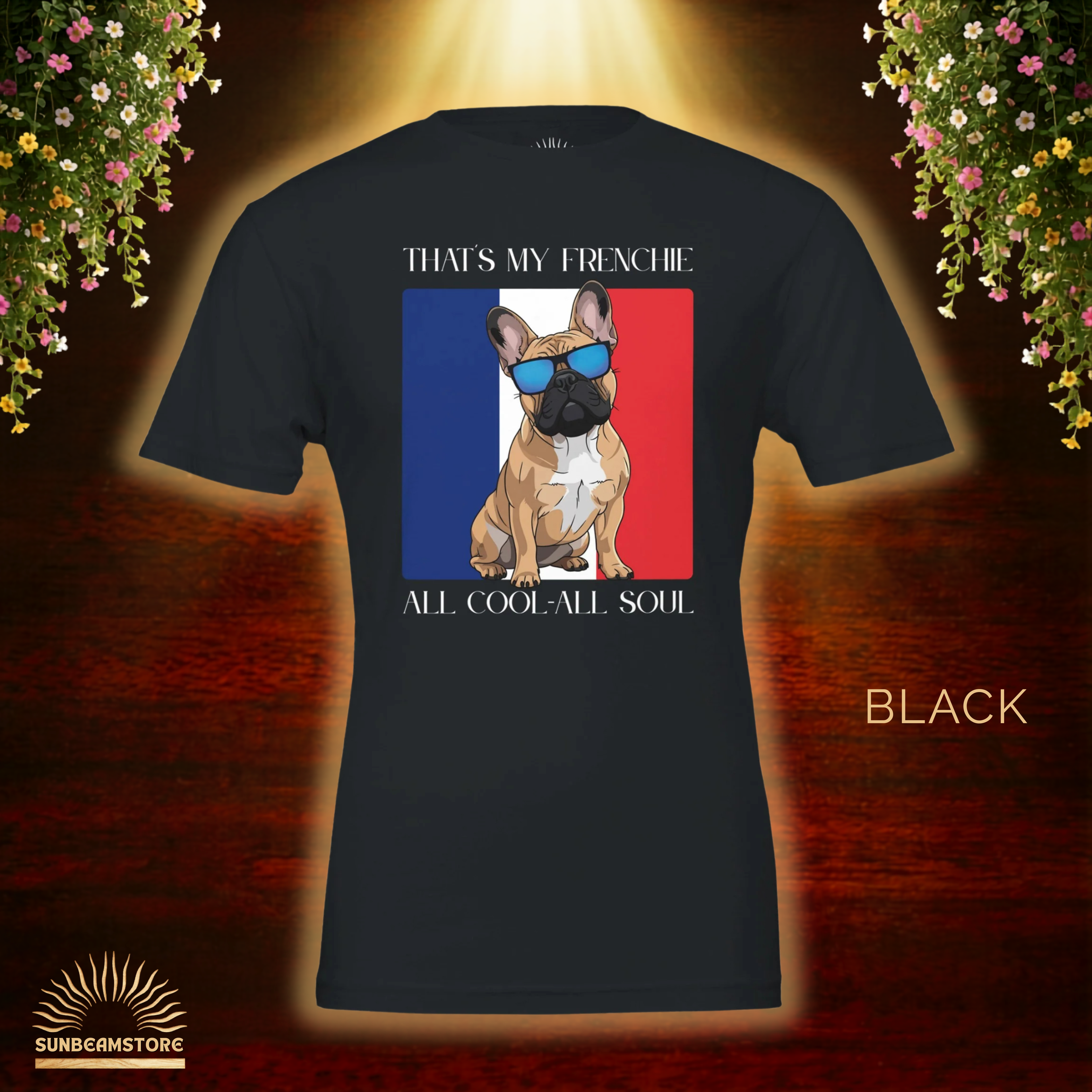 Französische Bulldogge T-Shirt – „That’s My Frenchie“ Cool Dog Shirt Premium Unisex Crewneck T-shirt | Bella + Canvas 3001