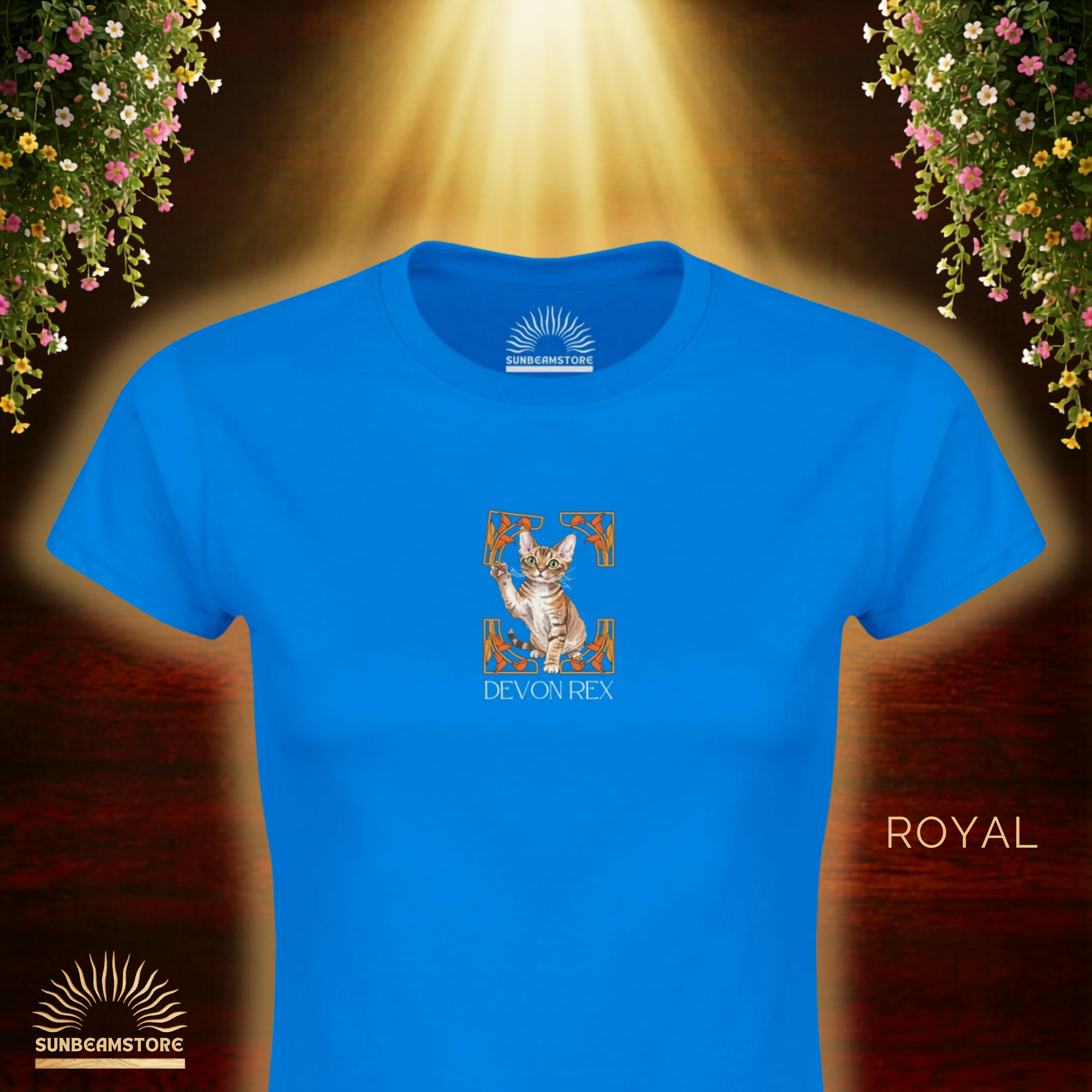 Devon Rex Katzen T-Shirt Damen | Devon Rex Cat Shirt | Cat Lover Shirt | Geschenk für Katzenliebhaber