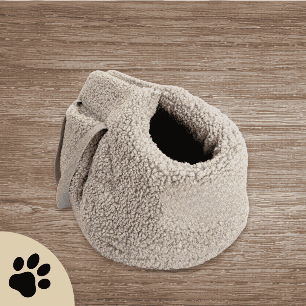 Doudou Teddy Hundetragetasche – Cappuccino S - Sunbeamstore