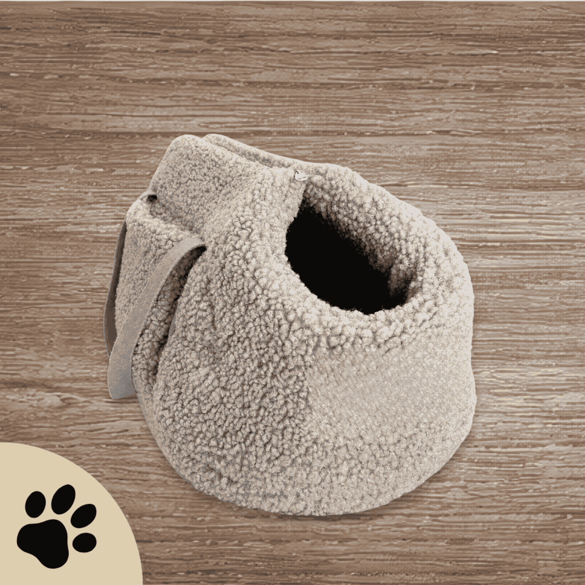 Doudou Teddy Hundetragetasche – Cappuccino S - Sunbeamstore