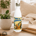 💧🐱 Katzen Trinkflasche "Durst ist behandelbar!" | Edelstahl Isolierflasche 500 ml | Lustiges Geschenk für Katzenfans - Sunbeamstore
