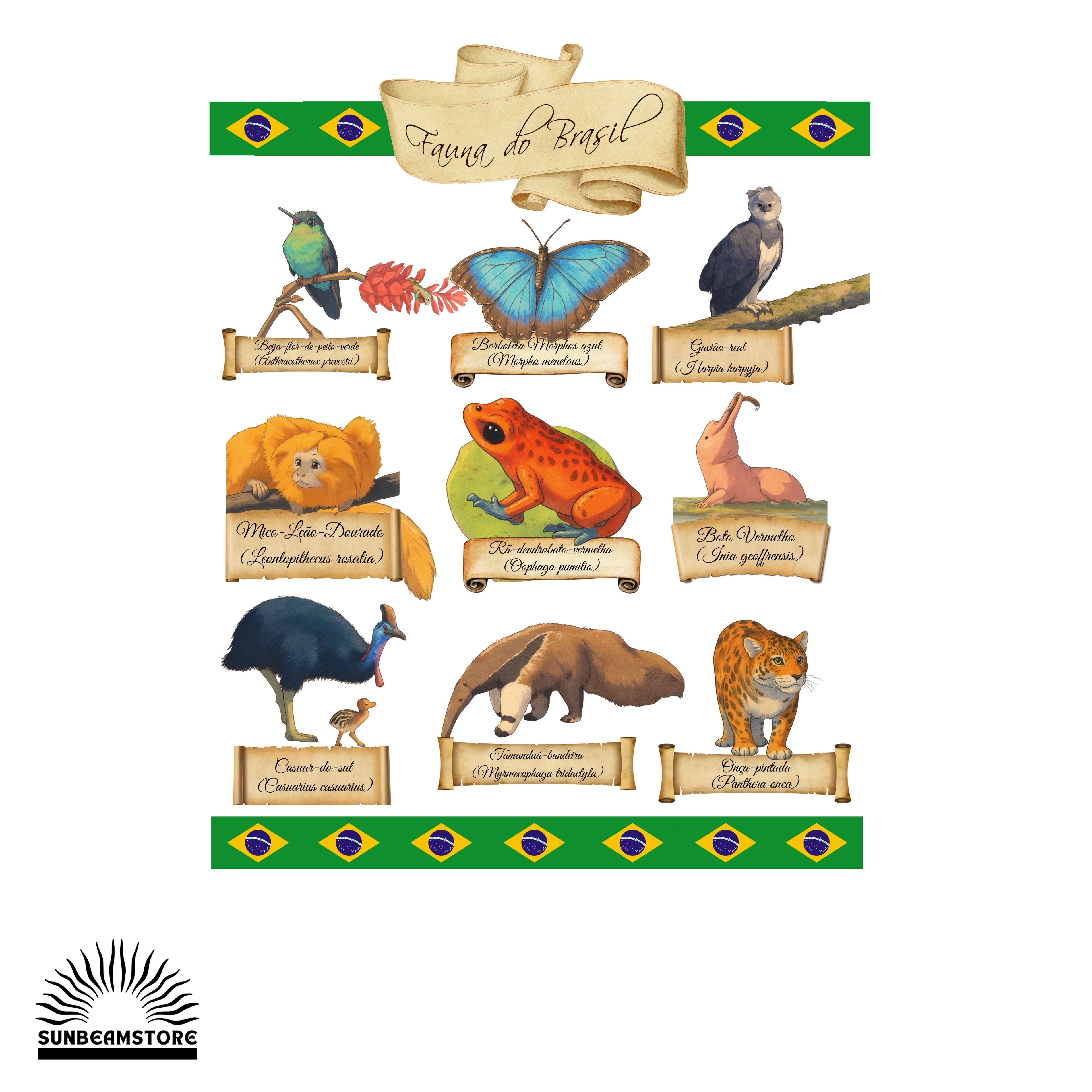 Fauna do Brasil  T-shirt | Gildan® 64000L