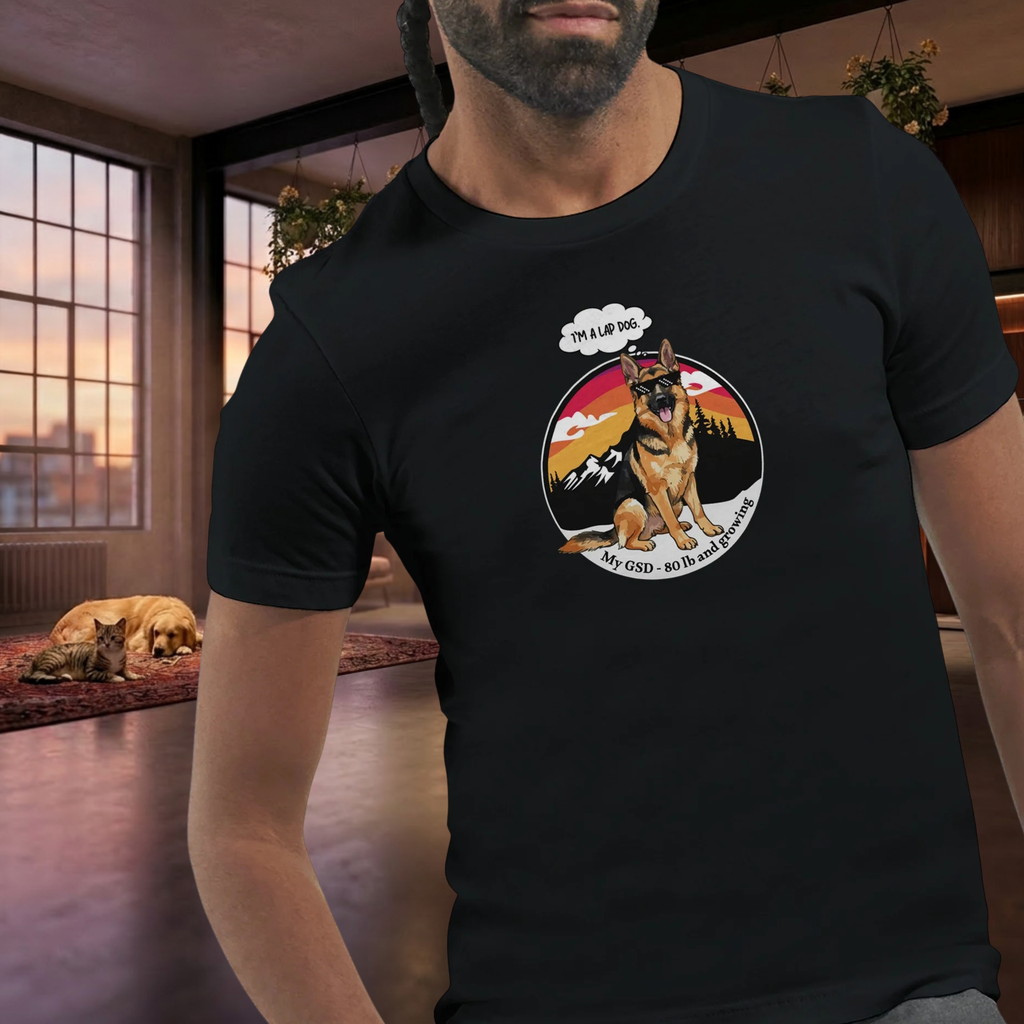 Schäferhund Shirt – Stylisches GSD T-Shirt für Hundeliebhaber Premium Unisex Crewneck T-shirt | Bella + Canvas 3001