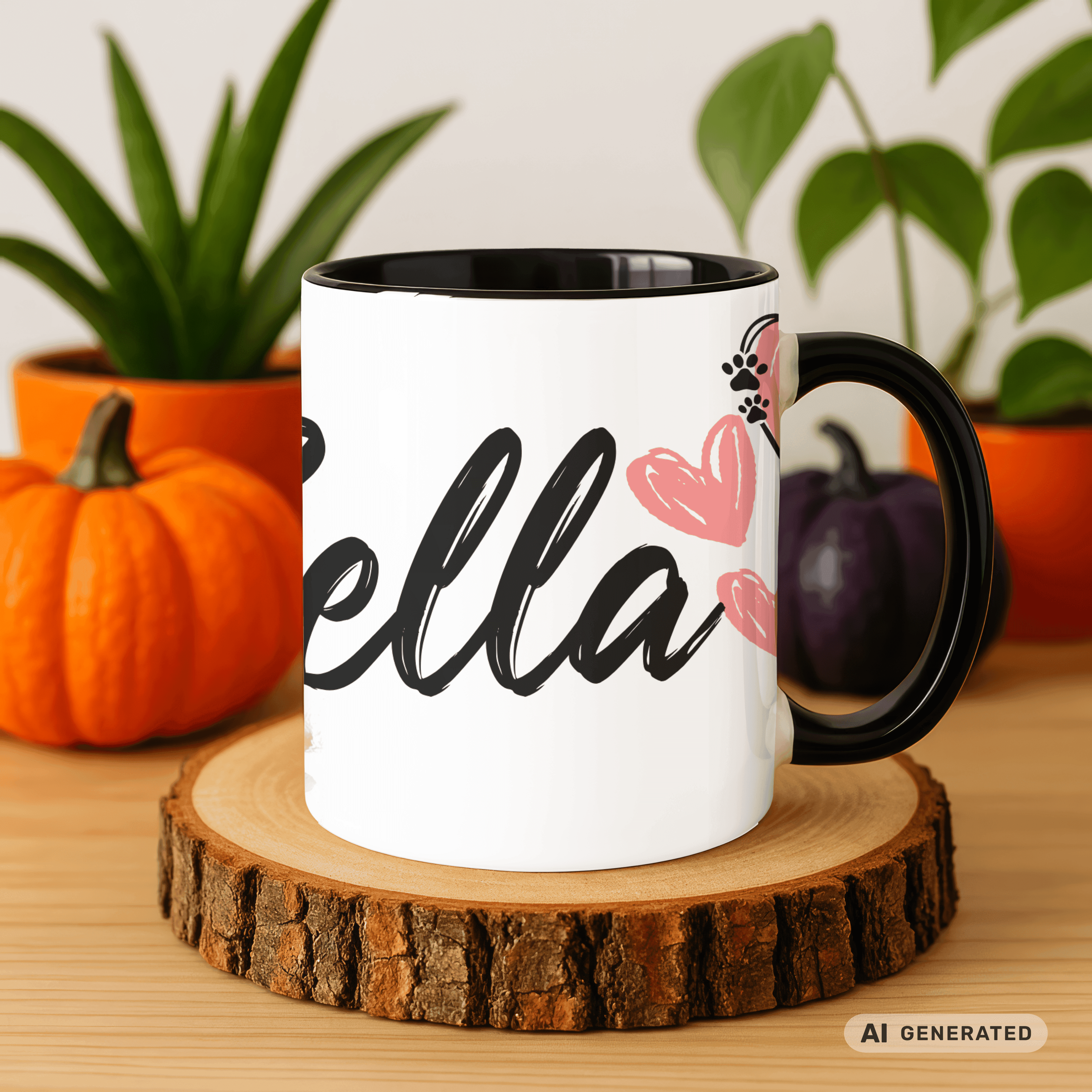 Personalisierte Golden Retriever Tasse 11oz – Aquarell Hundemotiv mit Namen | Geschenk für Hundeliebhaber | Keramiktasse mit Farbwahl - Sunbeamstore