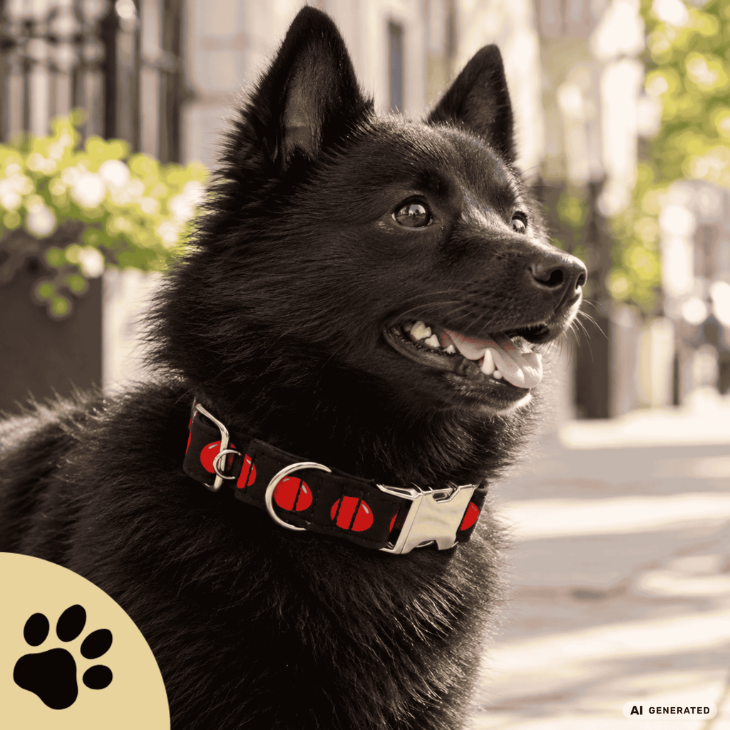 Happy Walks - Hundehalsband mit farbenfrohem Punktemuster - Sunbeamstore