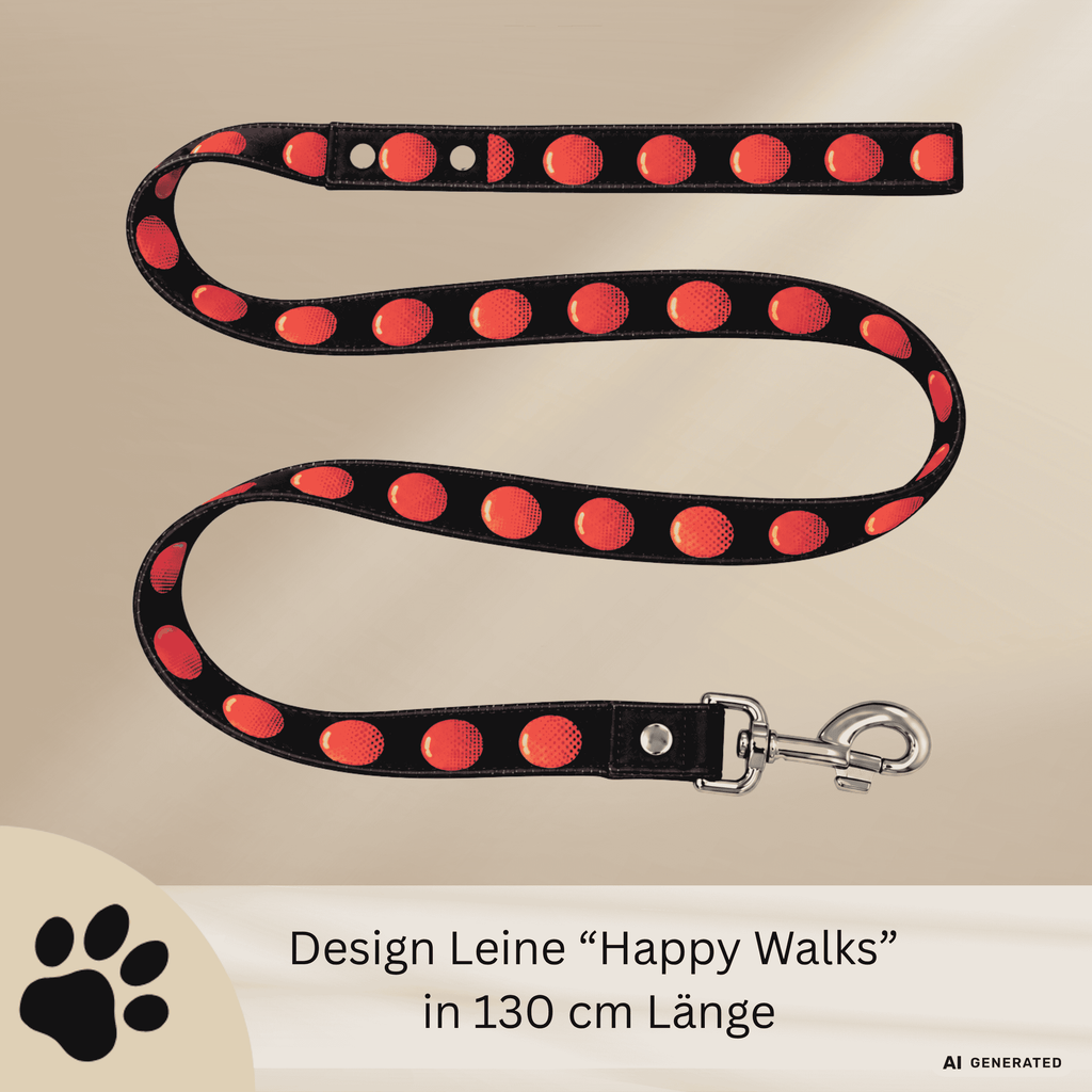 Hundeleine Happy Walks - Farbenfrohe Design Hundeleine - Sunbeamstore