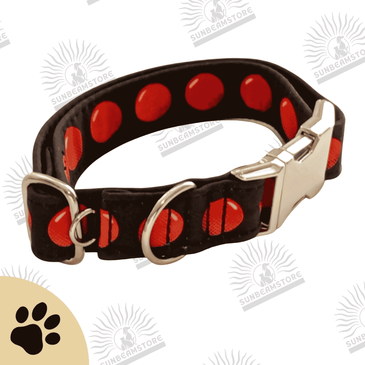 Happy Walks - Hundehalsband mit farbenfrohem Punktemuster - Sunbeamstore