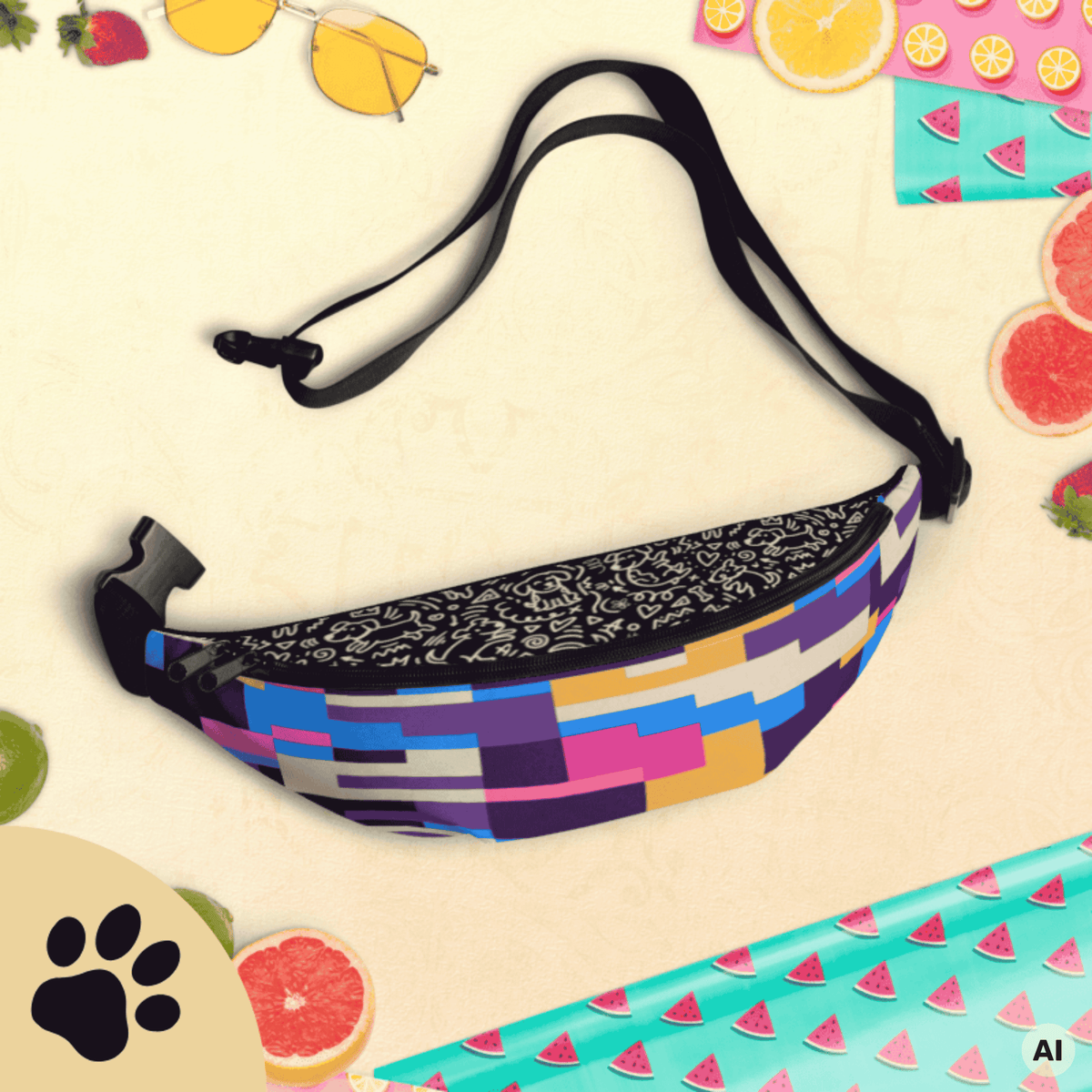Sunbeamstore Hip Bag – Biggy Digi Treat Bag