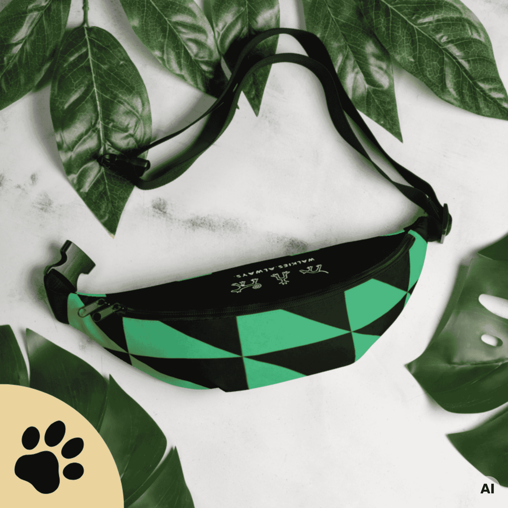 Sunbeamstore Big Treat Bag - "Green Triangle"