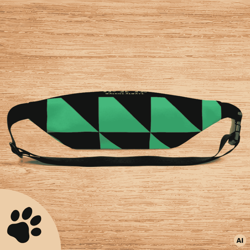 Sunbeamstore Big Treat Bag - "Green Triangle"