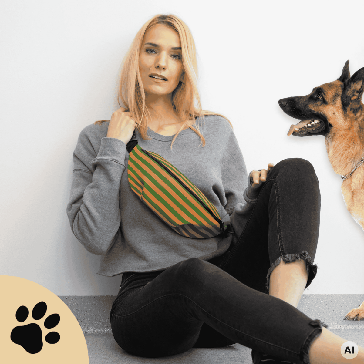 Sunbeamstore Big Treat Bag - "Walkies Always"
