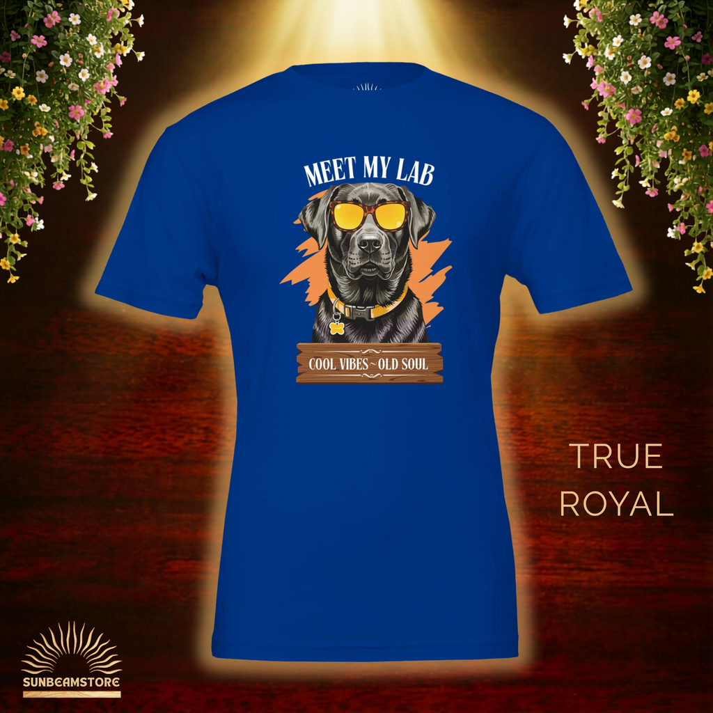 Labrador T-Shirt – Cooles Hundeshirt „Meet My Lab“ | Dog Lover Geschenk  Premium Unisex Crewneck T-shirt | Bella + Canvas 3001