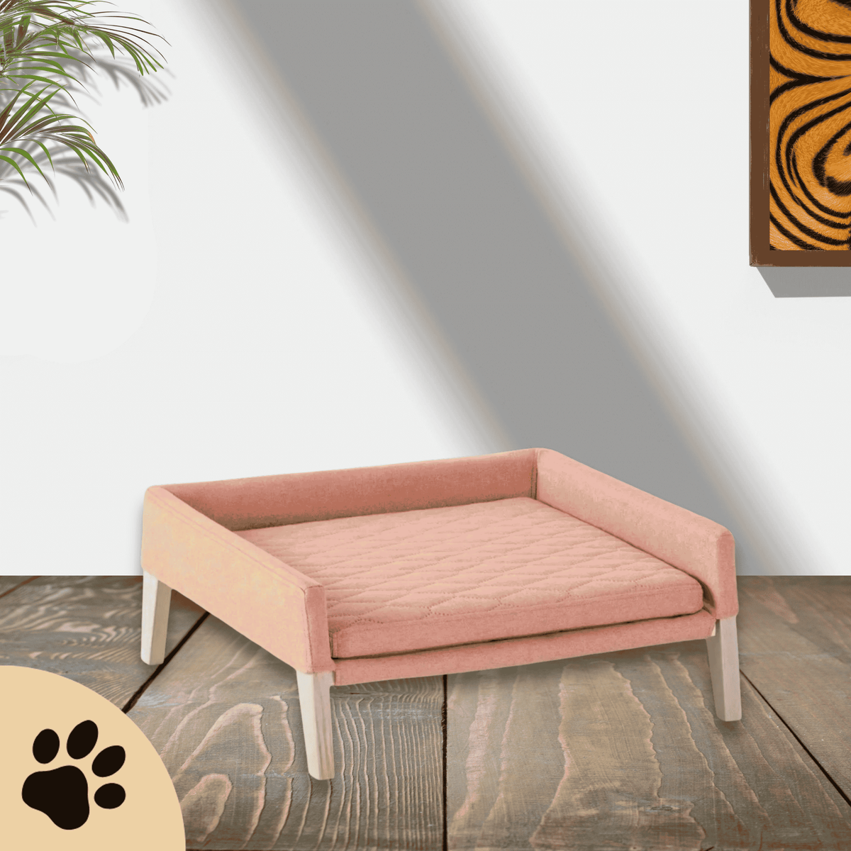Lulu Dog/Cat Bed - Designbett für Katzen & kleine Hunde / Raspberry - Sunbeamstore