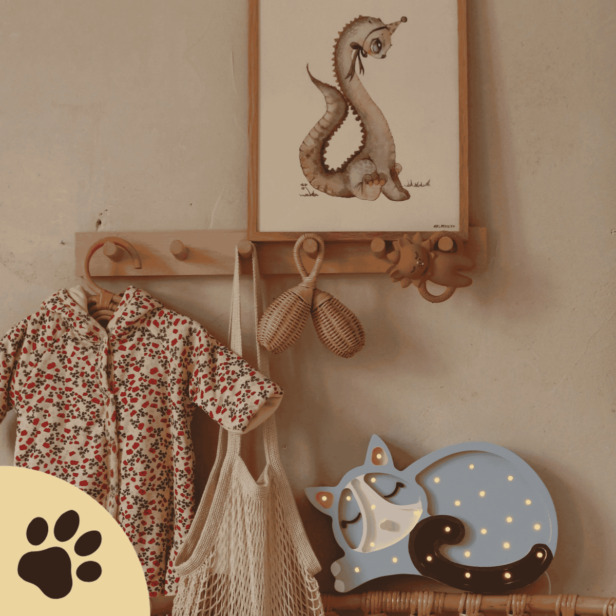 🐱 Little Lights Cat Lamp – handgefertigtes Katzen-Nachtlicht - Sunbeamstore