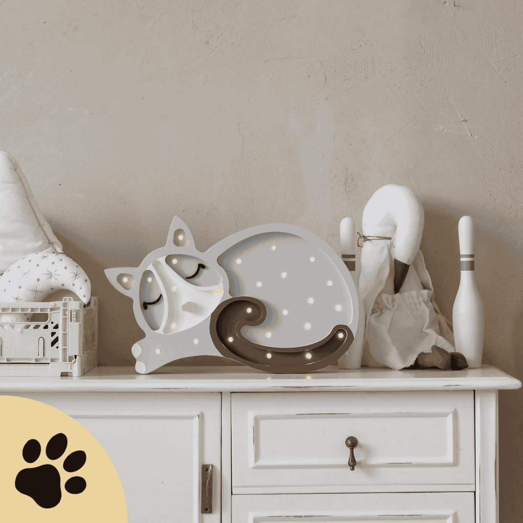🐱 Little Lights Cat Lamp – handgefertigtes Katzen-Nachtlicht - Sunbeamstore