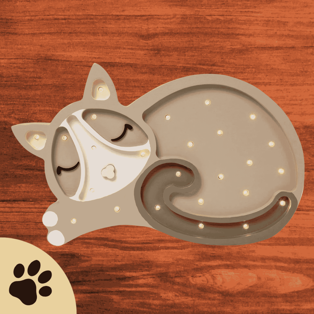 🐱 Little Lights Cat Lamp – handgefertigtes Katzen-Nachtlicht - Sunbeamstore