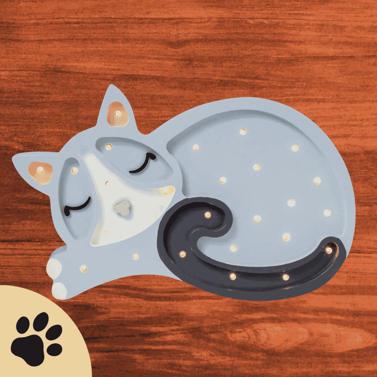 🐱 Little Lights Cat Lamp – handgefertigtes Katzen-Nachtlicht - Sunbeamstore